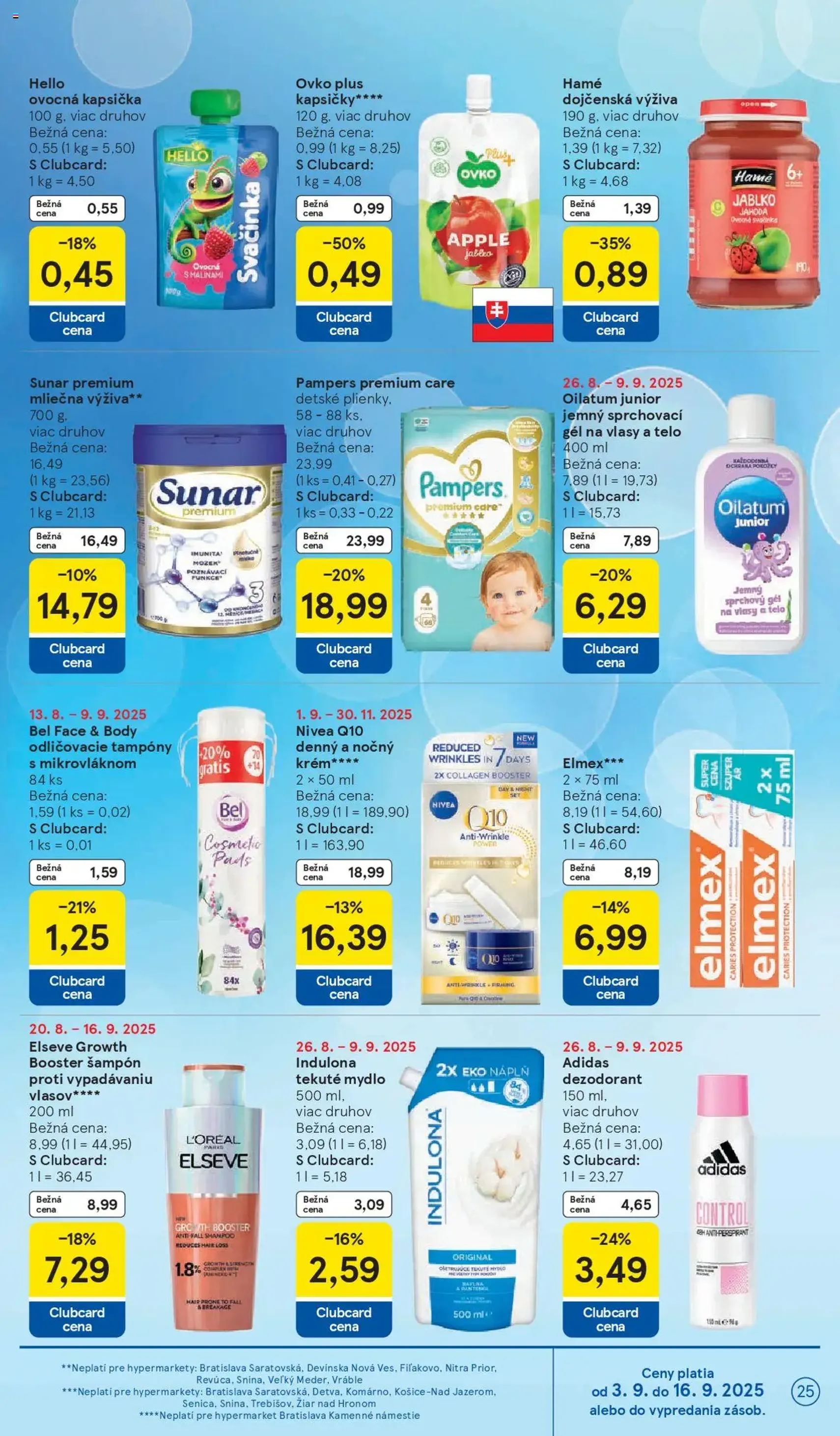 Tesco Hypermarket - leták - platný leták od 03.09.2025 strana 25 z 33 Tesco Hypermarket - leták - platný leták od 03.09.2025 strana 25 z 33