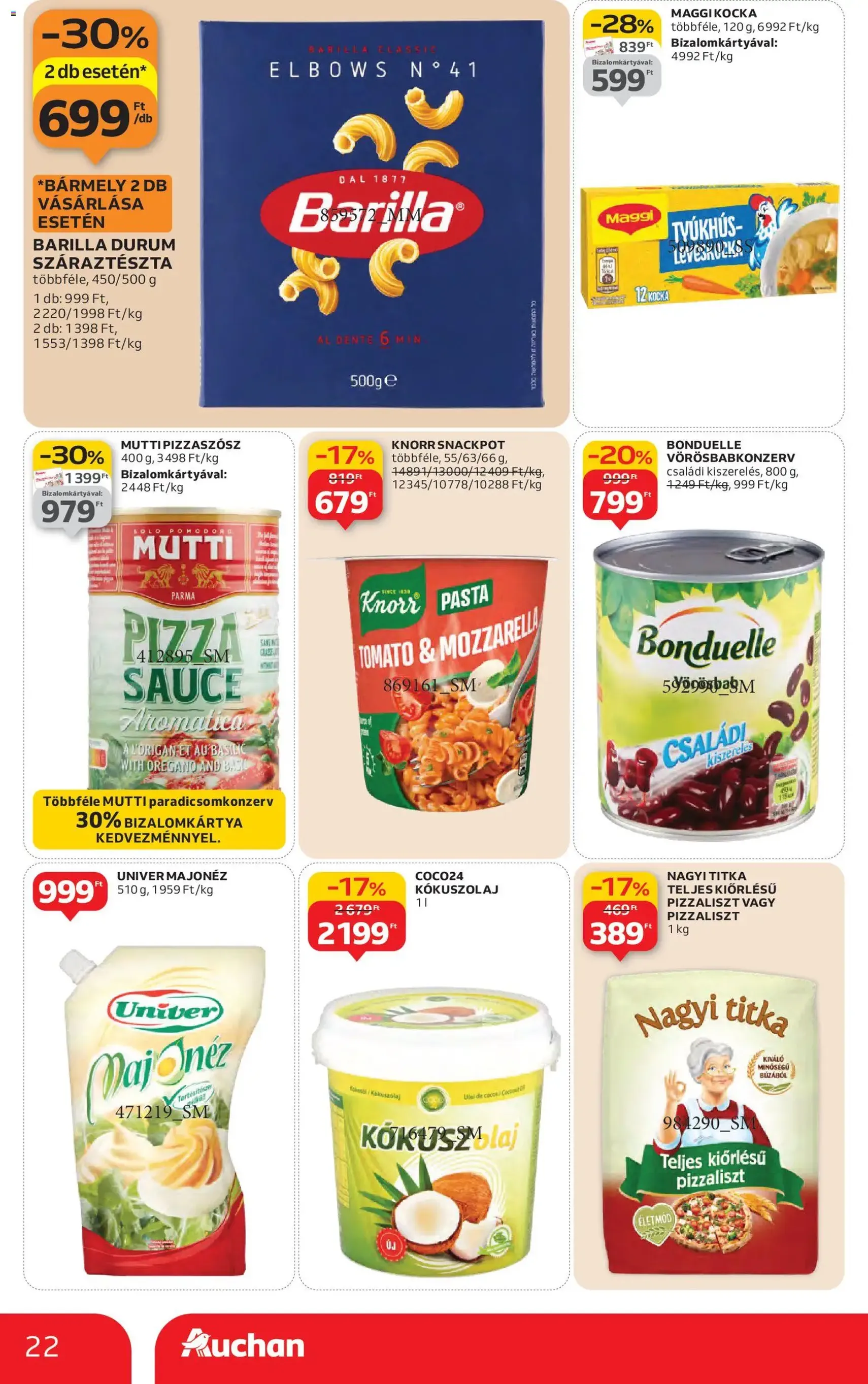 Auchan Akciós újság - 2026.01.22. érvényes szórólap 22 oldal 44 oldalból
