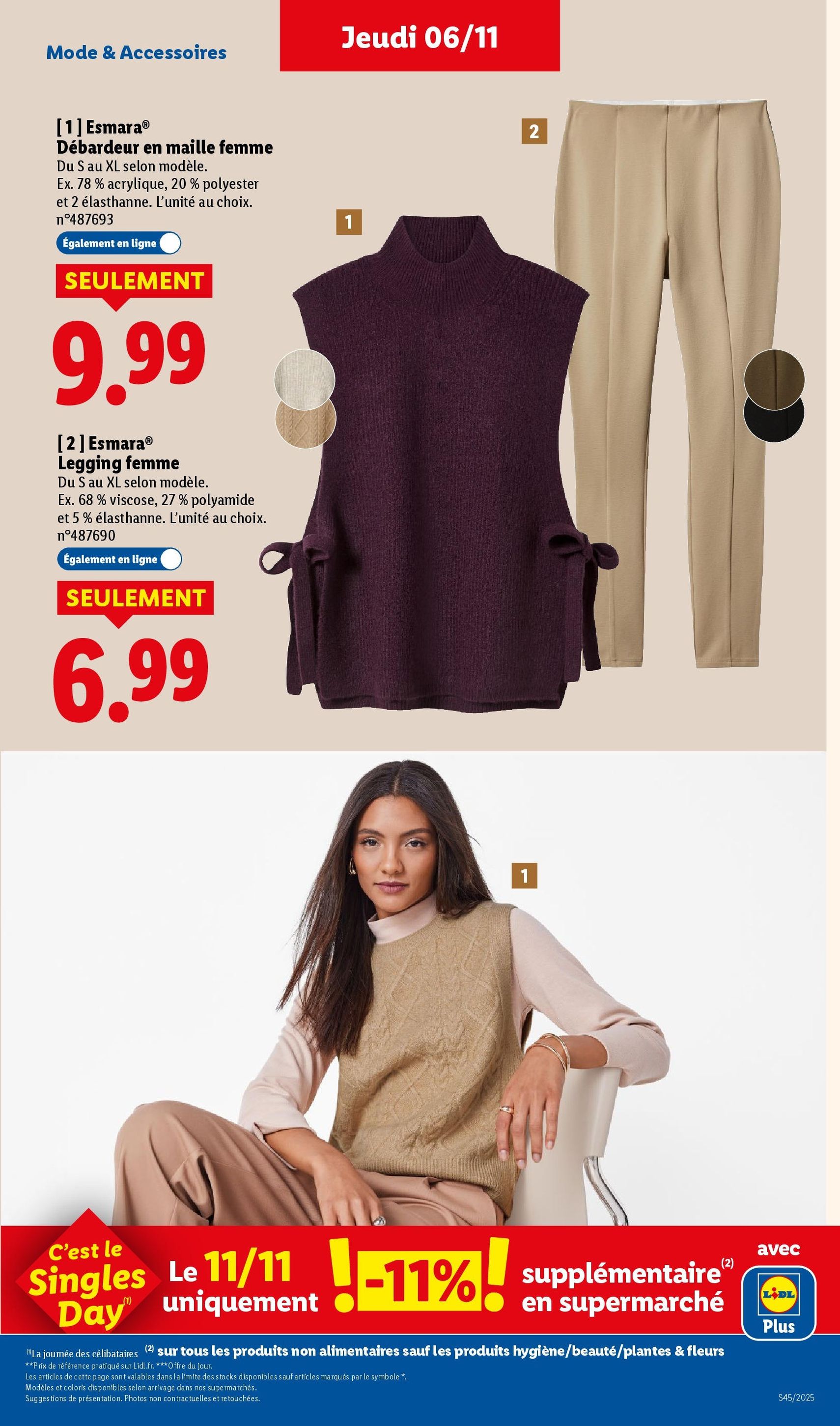 LIDL catalogue semaine 45 - brochure valable à partir du 06/11/2025, page 61 sur 95