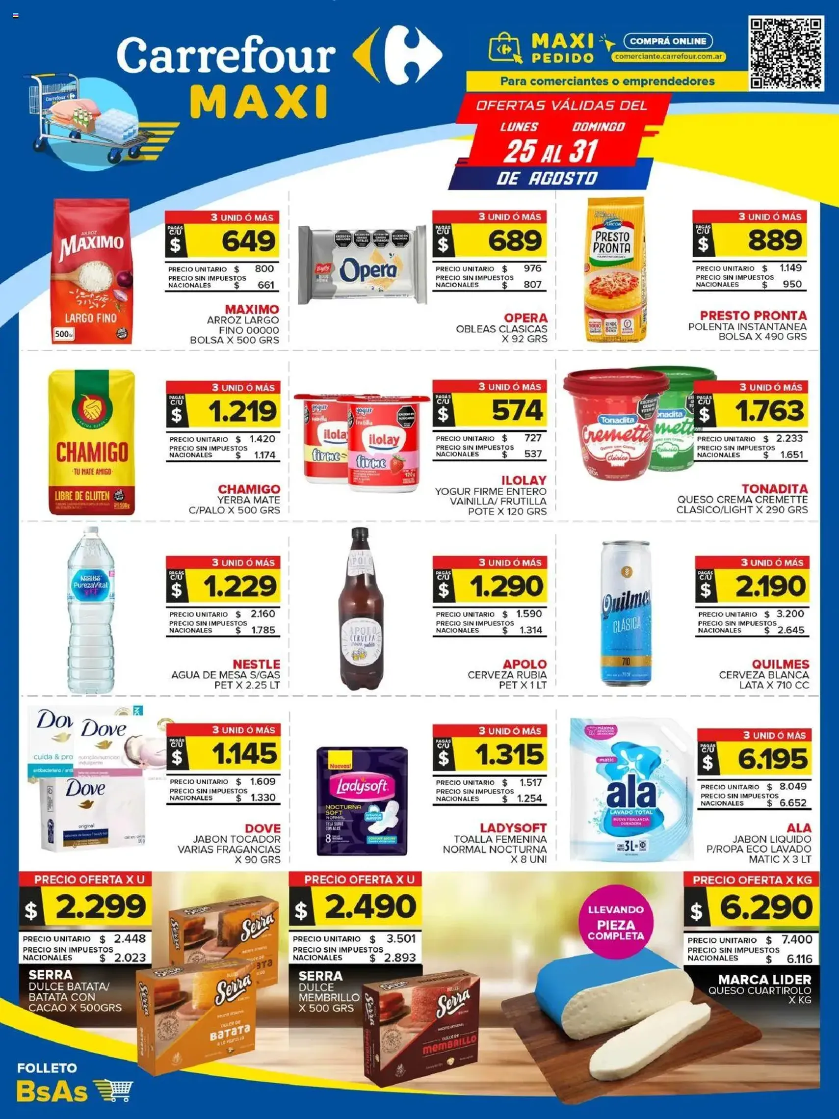 Carrefour Maxi catálogo - folleto válido desde 25/08/2025 página 1 de 25 Carrefour Maxi catálogo - folleto válido desde 25/08/2025 página 1 de 25