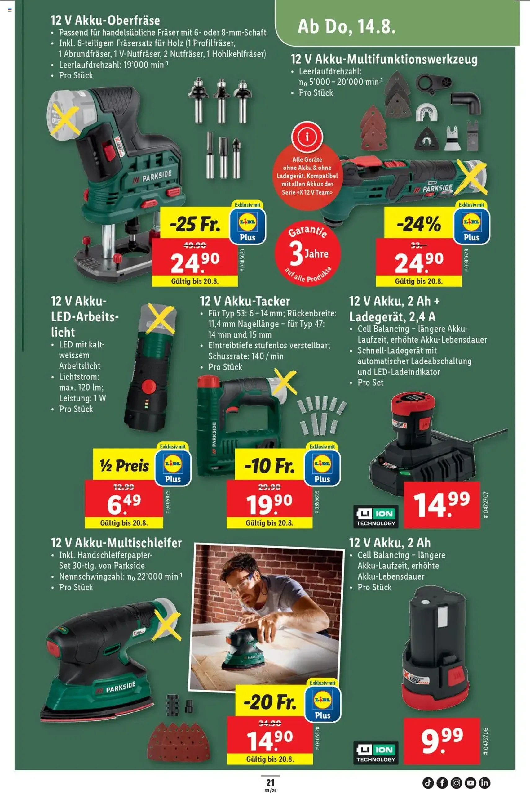 Lidl Aktionen - Gültiger Prospekt ab 14.08.2025, Seite 23 von insgesamt 34