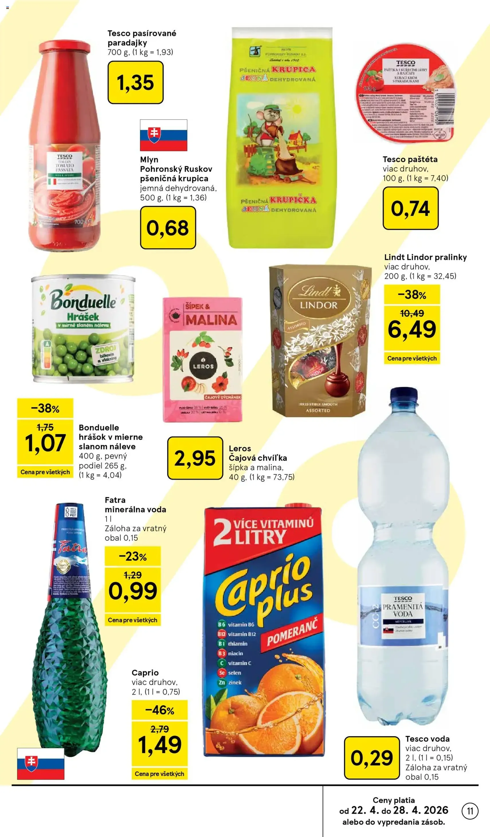 Tesco Hypermarket - leták - platný leták od 22.04.2026 strana 11 z 45