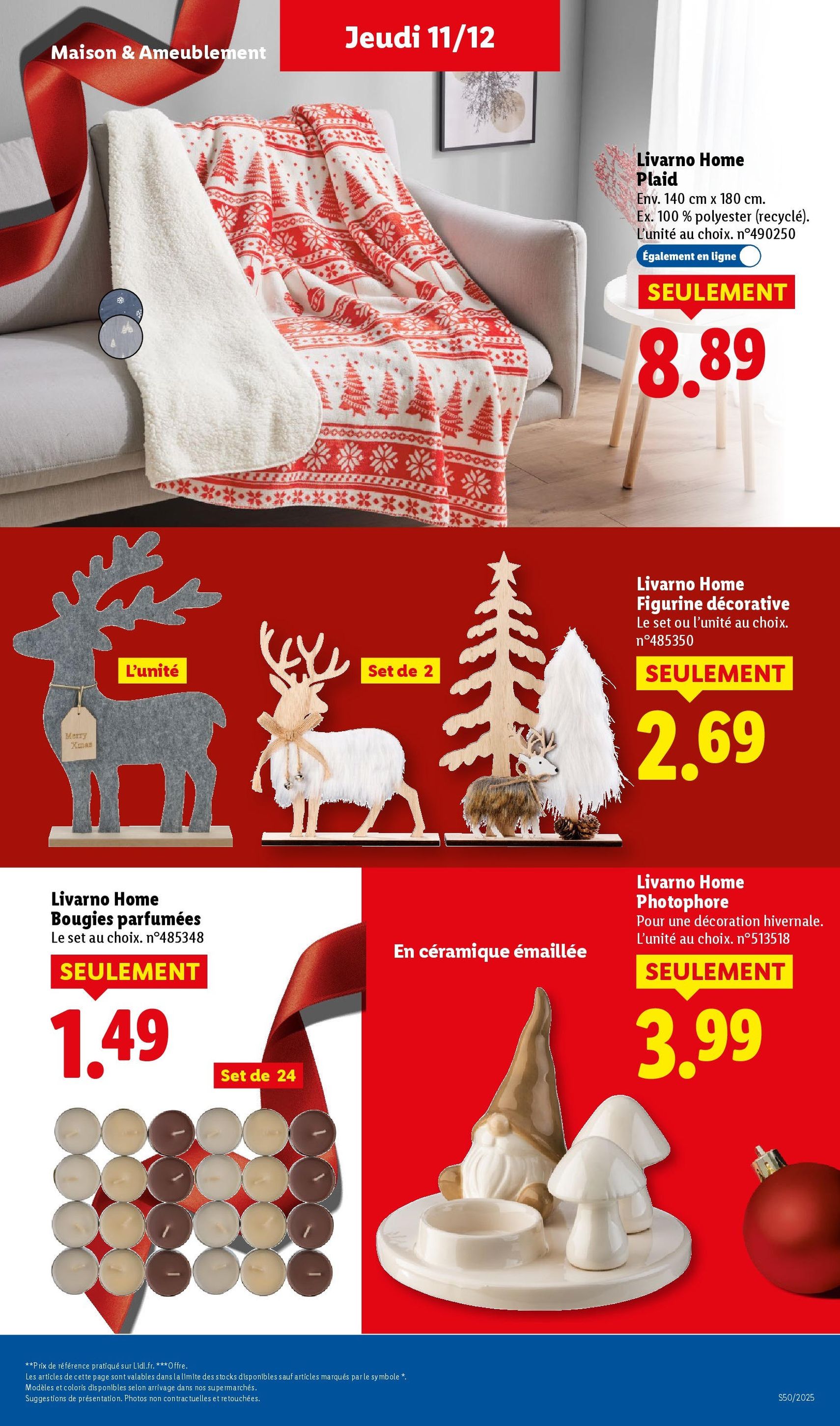 LIDL catalogue semaine 50 - brochure valable à partir du 11/12/2025, page 47 sur 88