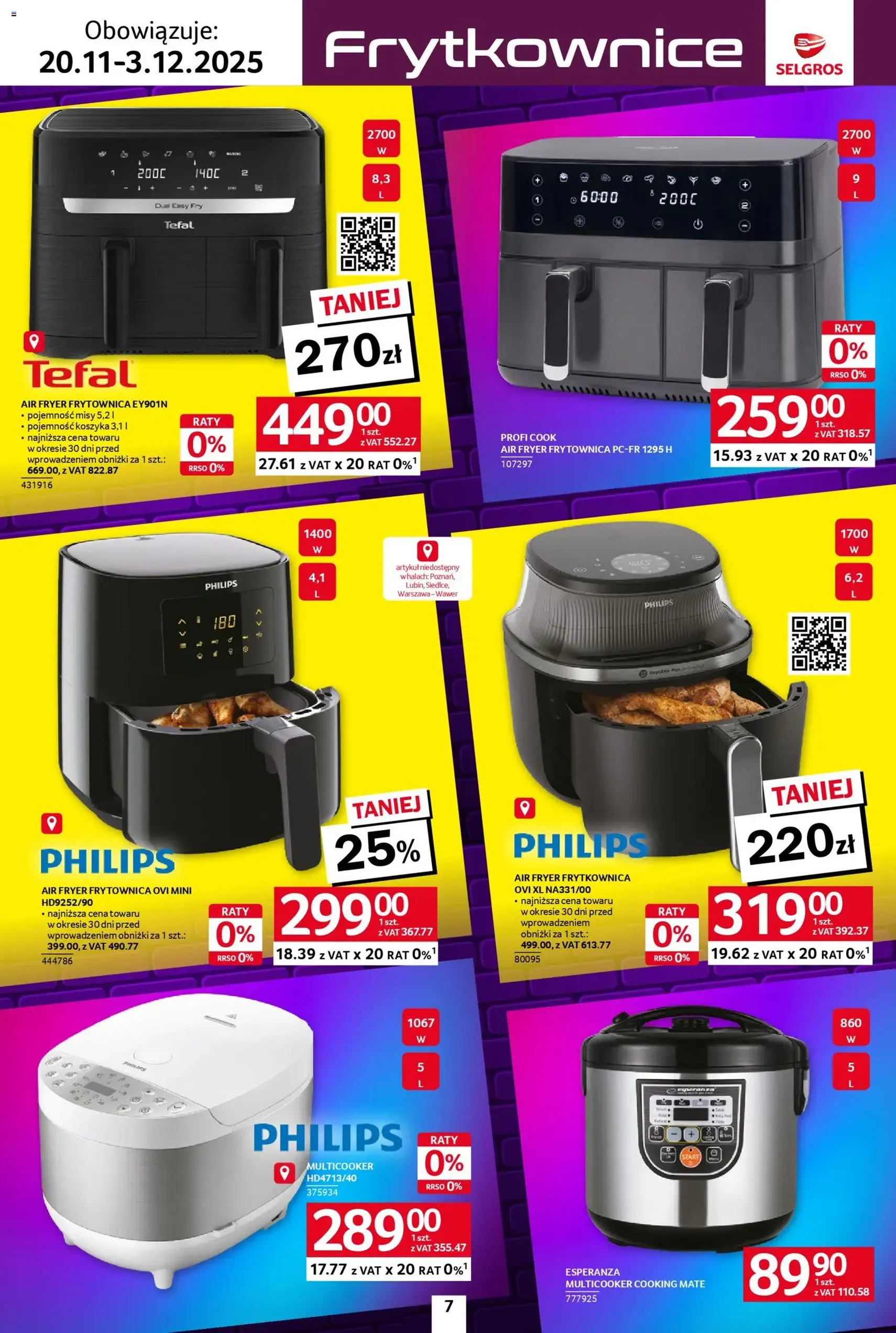 Selgros cash&carry Black Friday - ważny gazetka od 20.11.2025 strona 7 z 15