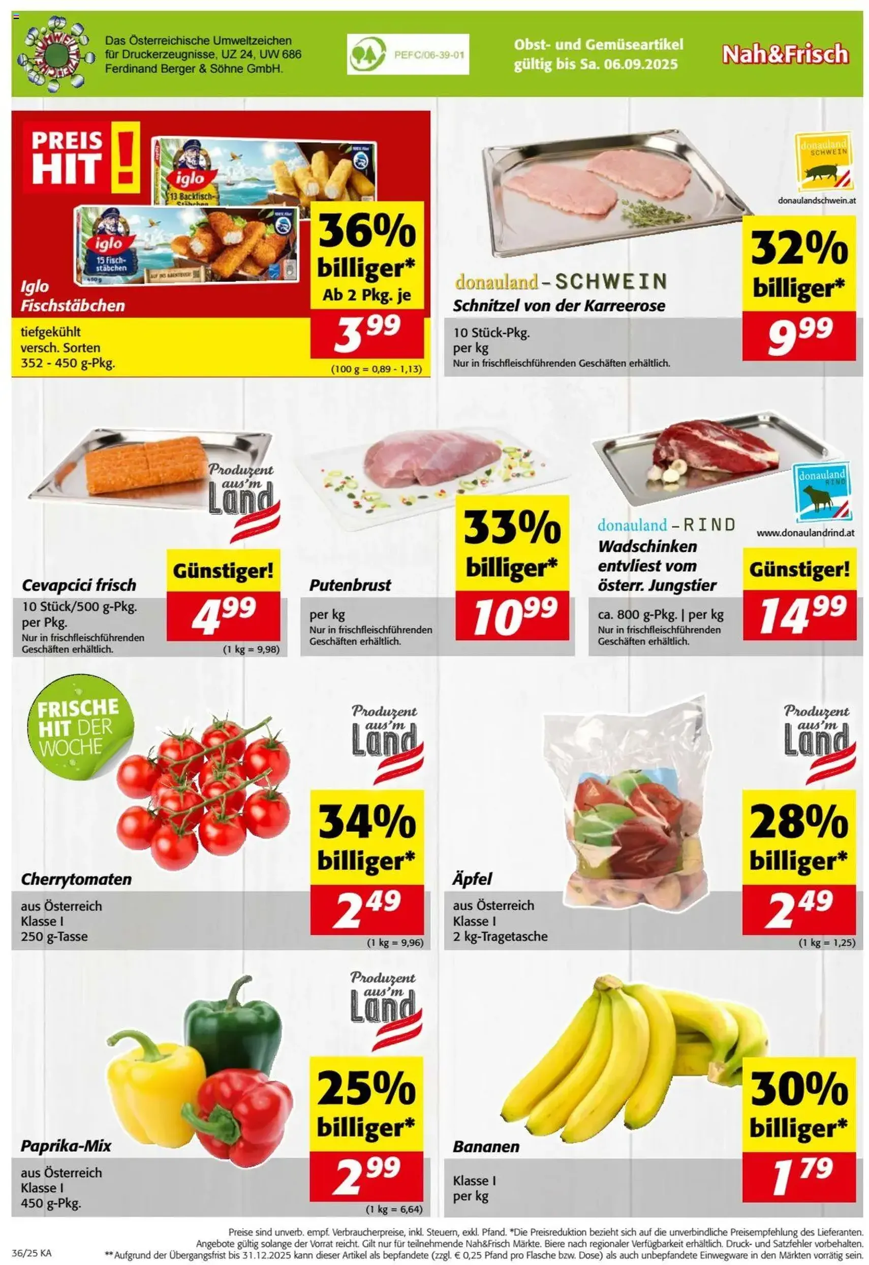 Nah und Frisch Flugblatt - Gültiger Prospekt ab 03.09.2025, Seite 8 von insgesamt 8