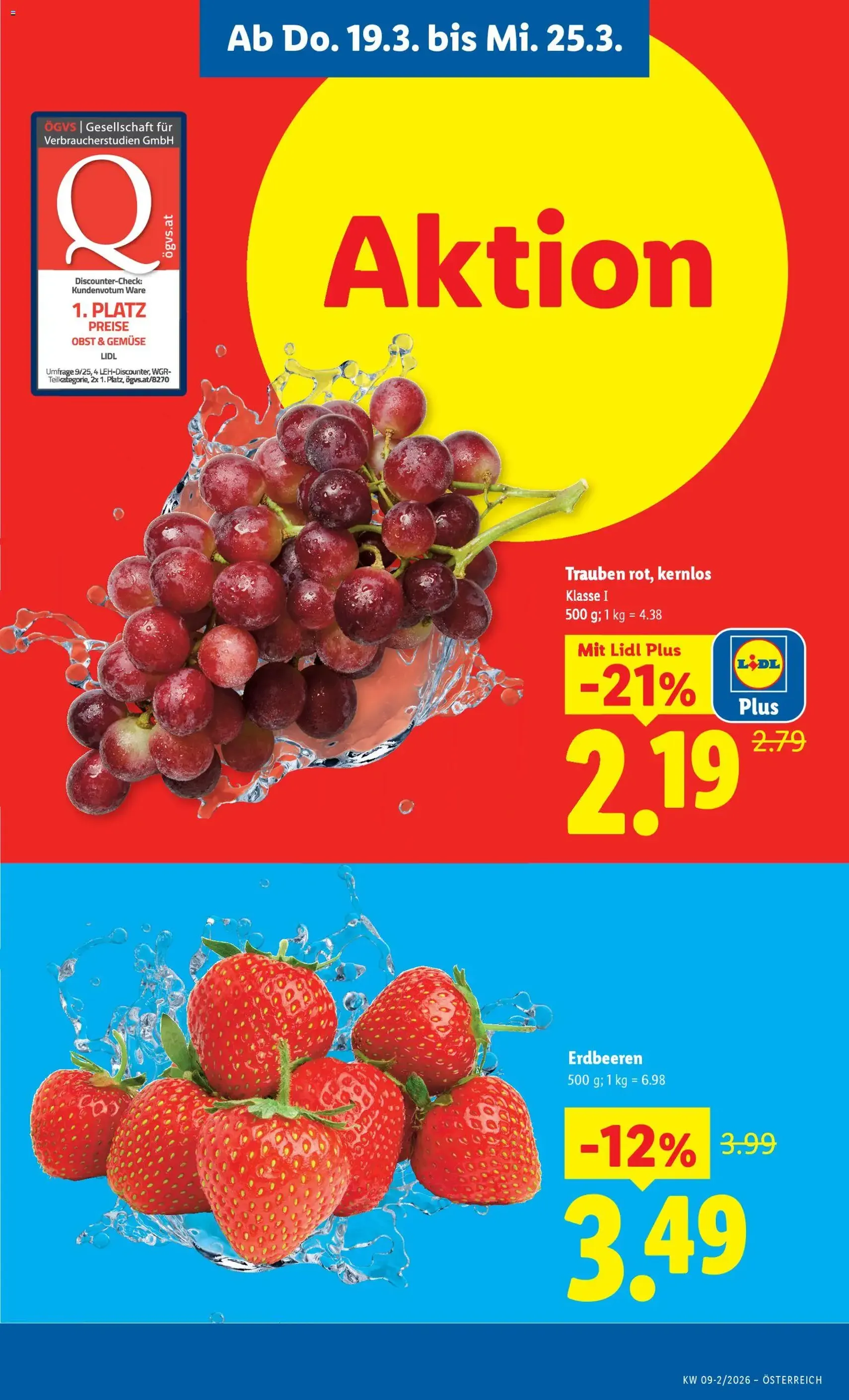 Lidl Flugblatt - Dornbirn, Feldkirch, Graz - Gültiger Prospekt ab 19.03.2026, Seite 3 von insgesamt 47