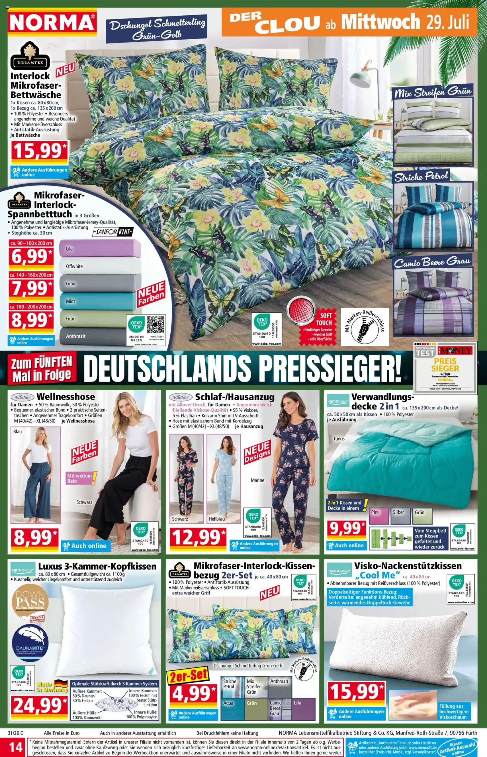 Norma Prospekt - Gültiger Prospekt ab 27.07.2026, Seite 14 von insgesamt 19