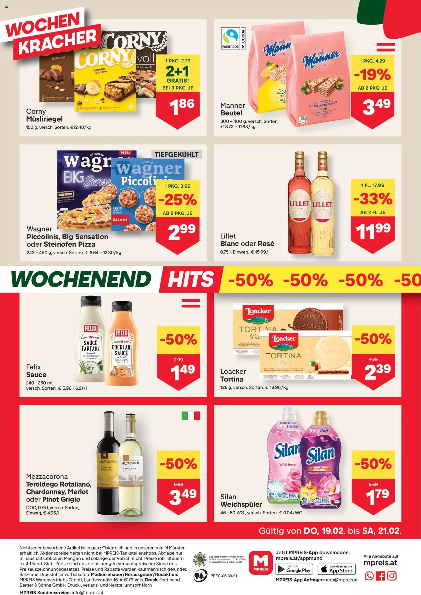 MPREIS Flugblatt - Gültiger Prospekt ab 19.02.2026, Seite 16 von insgesamt 20