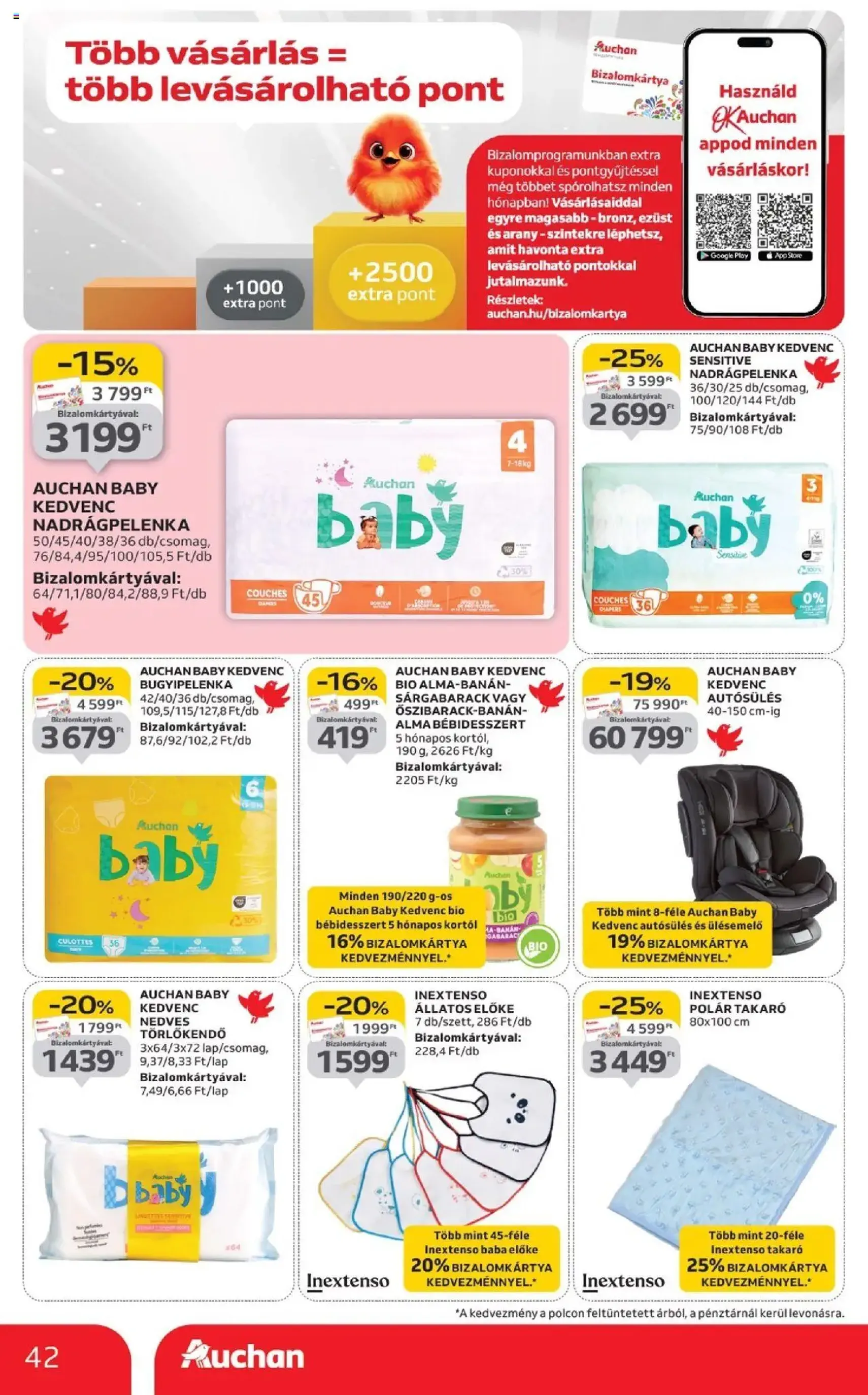 Auchan Akciós újság - 2025.09.04. érvényes szórólap 42 oldal 52 oldalból Auchan Akciós újság - 2025.09.04. érvényes szórólap 42 oldal 52 oldalból