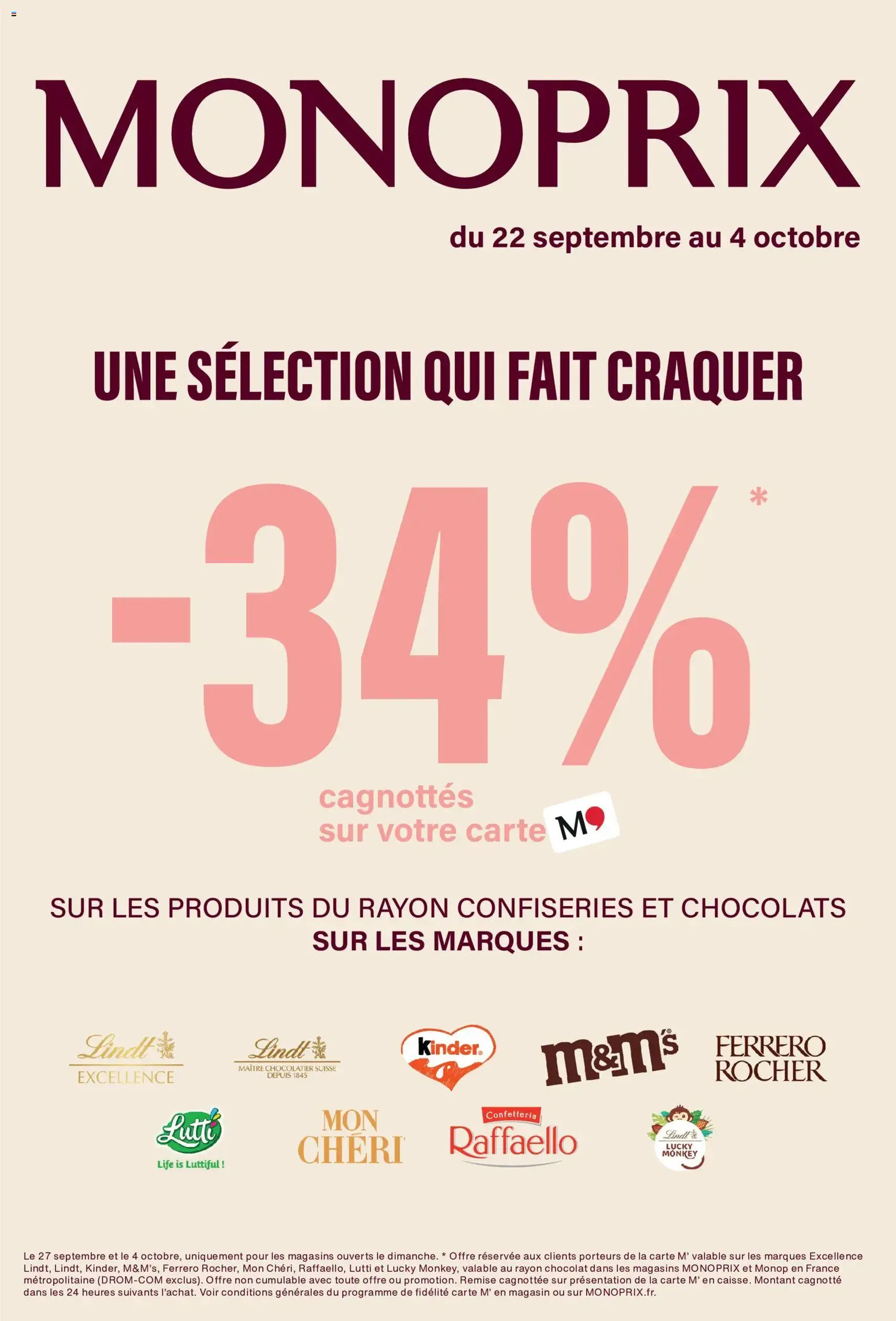 Monoprix catalogue - brochure valable à partir du 22/09/2026, page 30 sur 64