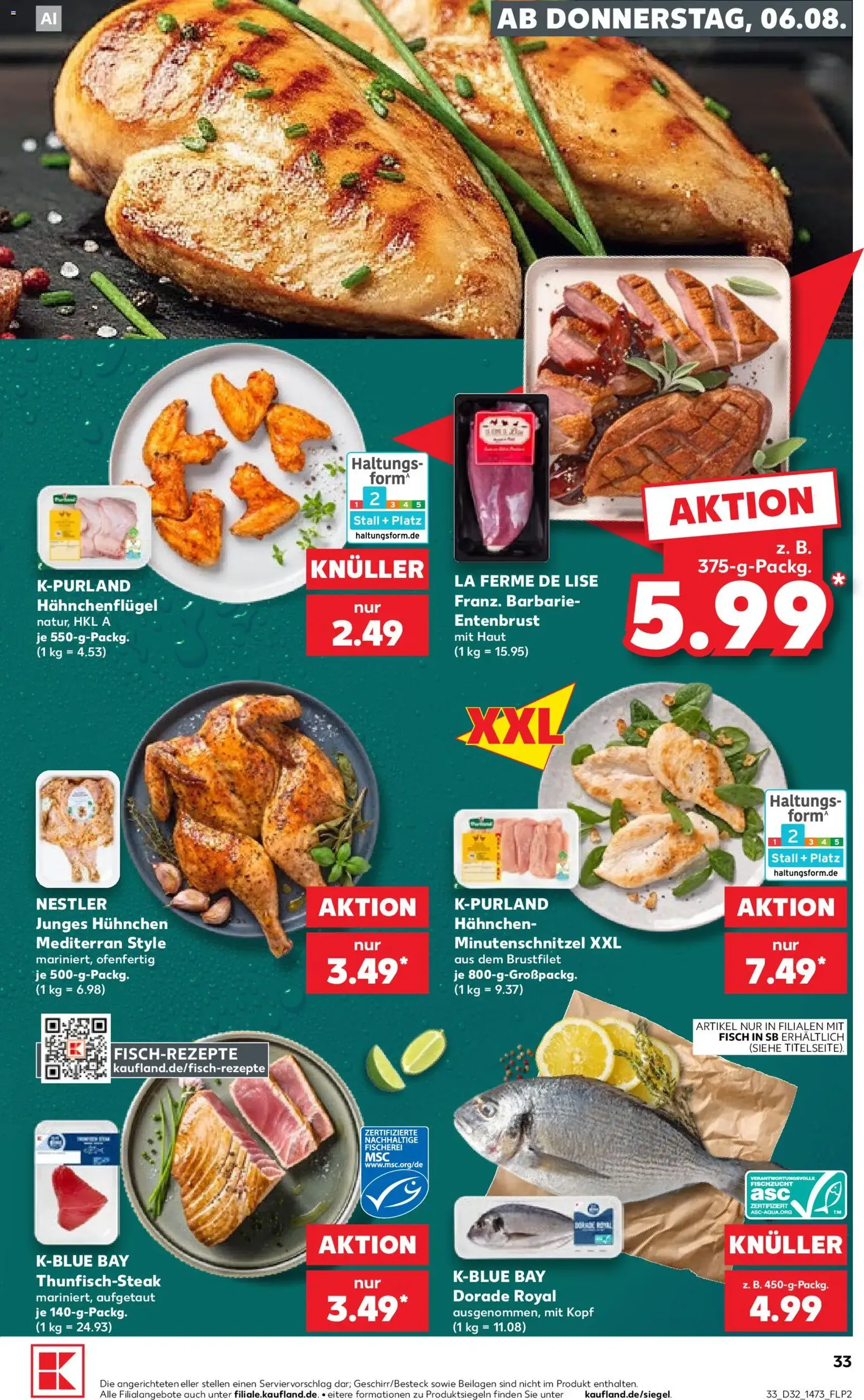 Kaufland Prospekt - Gültiger Prospekt ab 06.08.2026, Seite 33 von insgesamt 58