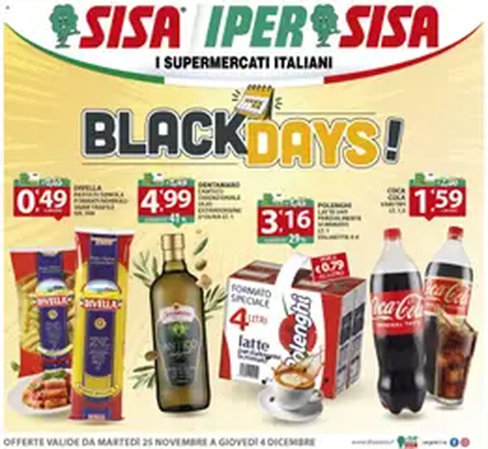 SISA - Black Friday - volantino valido dal 25/11/2025 pagina 1 di 1