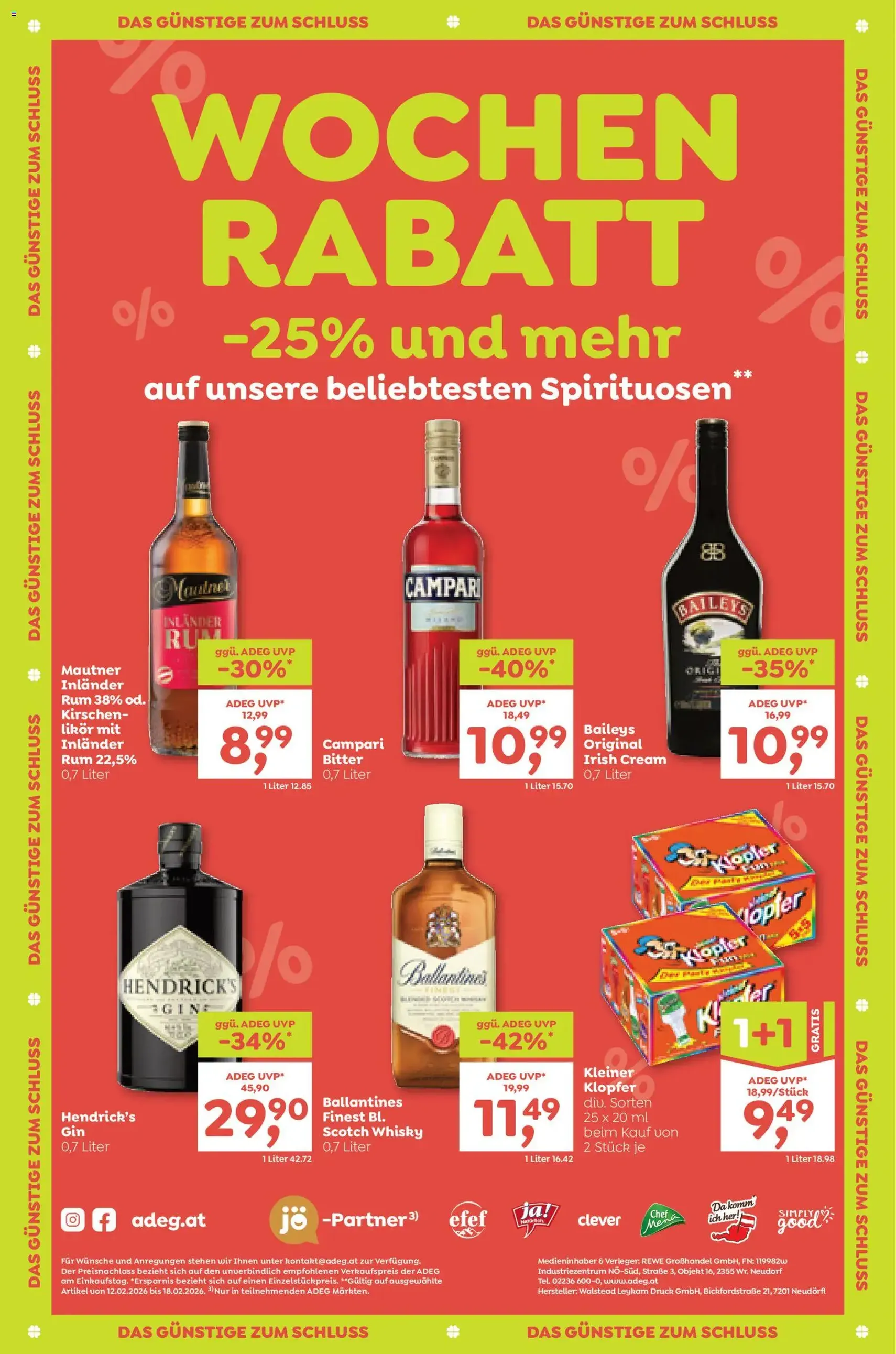 ADEG Flugblatt - Gültiger Prospekt ab 12.02.2026, Seite 12 von insgesamt 12
