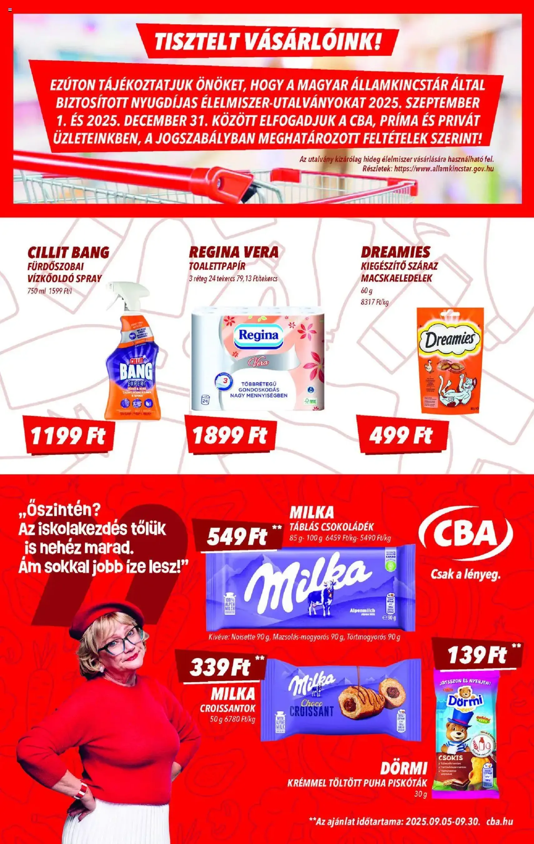 CBA Akciós újság - 2025.09.18. érvényes szórólap 7 oldal 8 oldalból CBA Akciós újság - 2025.09.18. érvényes szórólap 7 oldal 8 oldalból