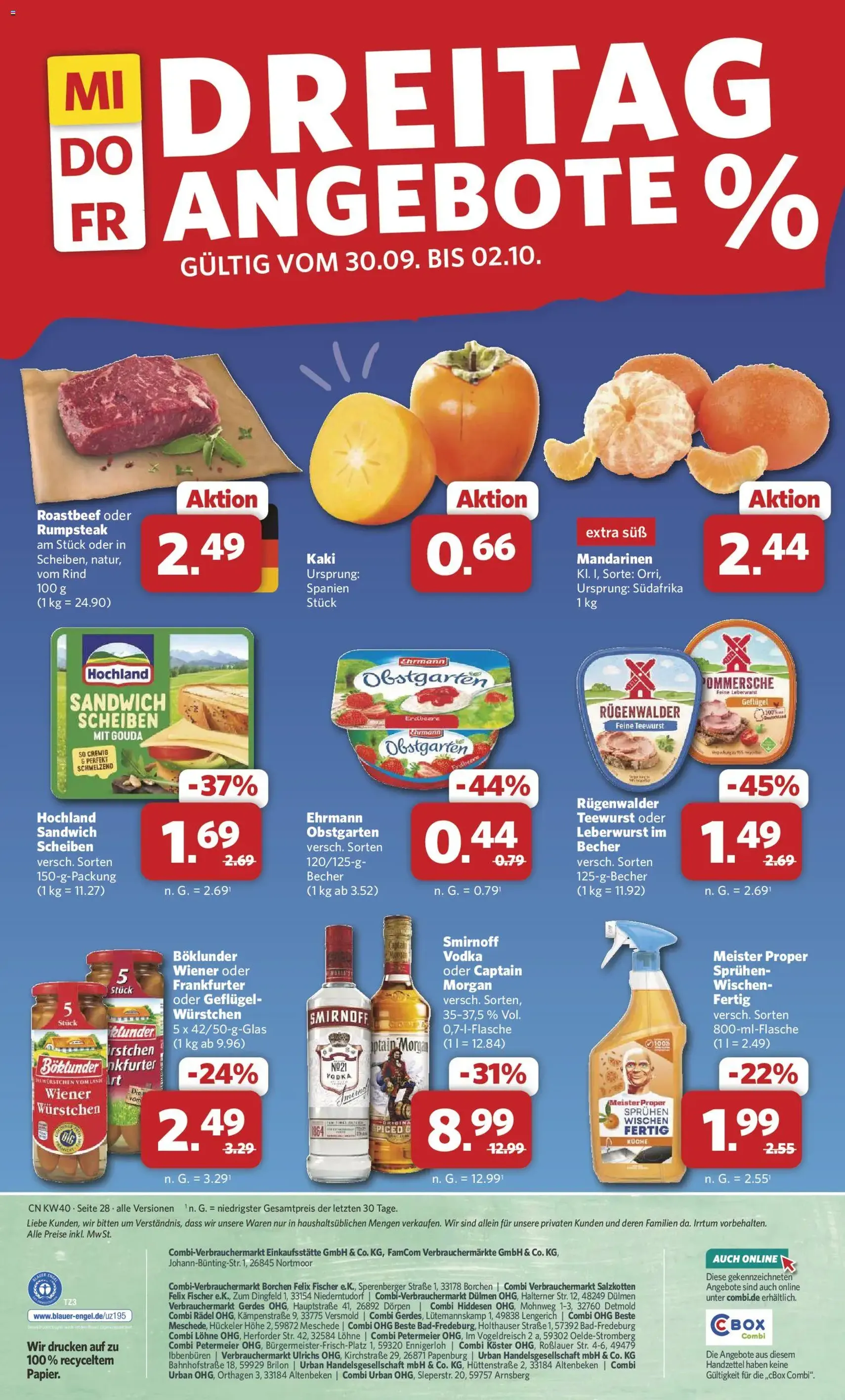 Combi Prospekt - Gültiger Prospekt ab 28.09.2026, Seite 28 von insgesamt 35