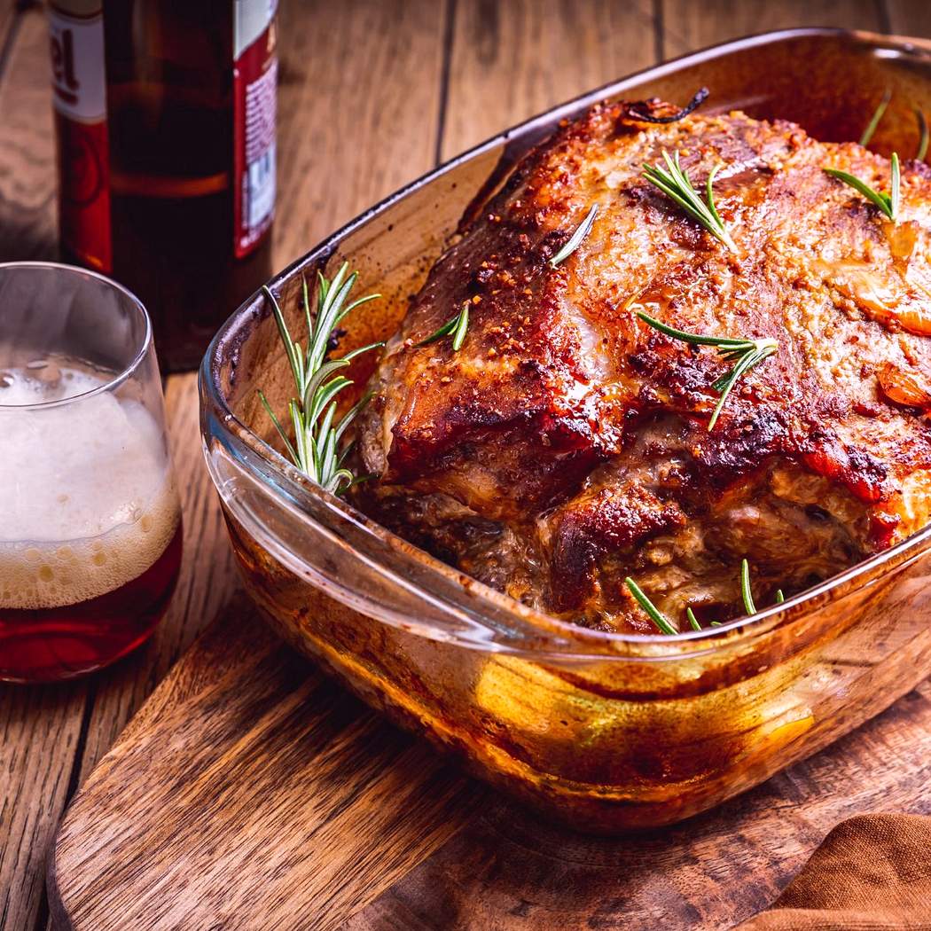 Carne de porc în sos de bere