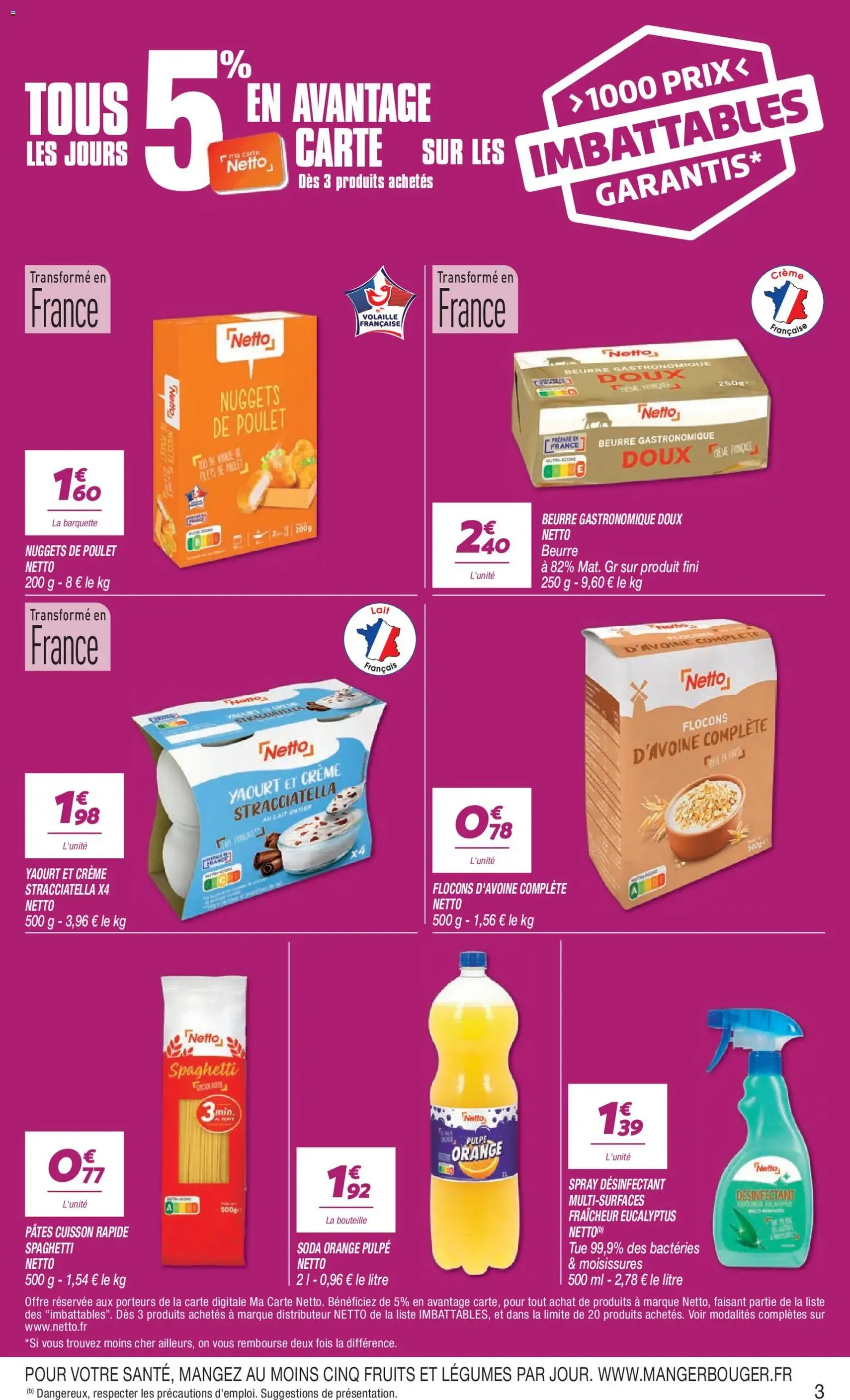 Netto catalogue - brochure valable à partir du 29/09/2026, page 3 sur 24