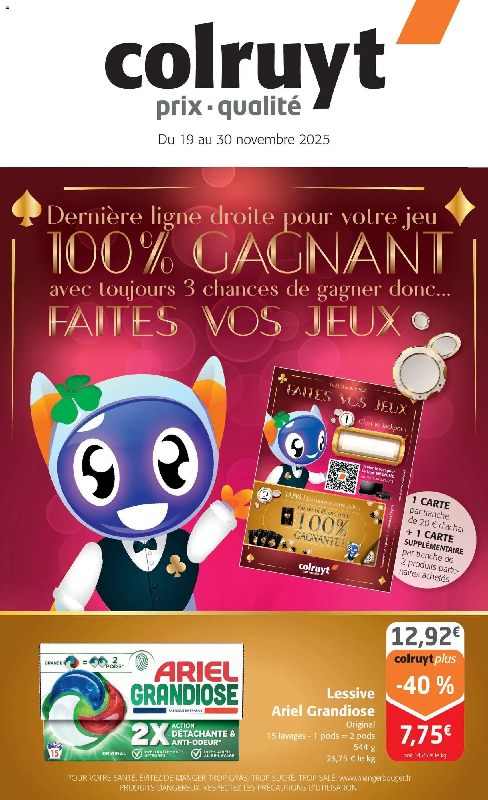 Colruyt catalogue - brochure valable à partir du 19/11/2025, page 1 sur 21