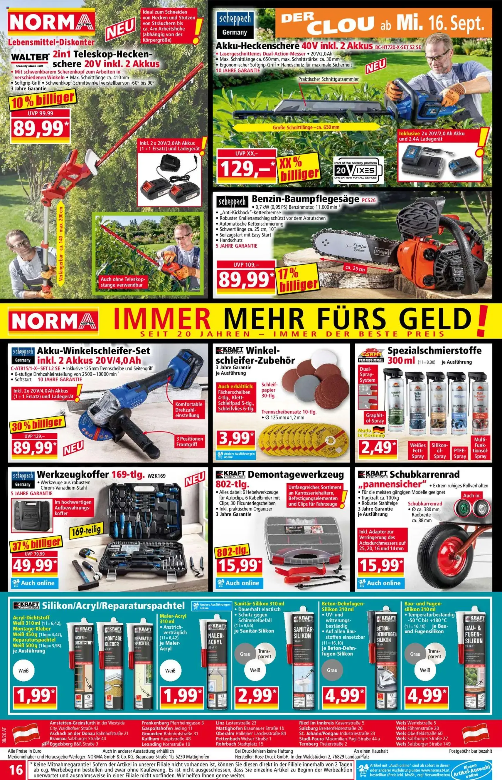 Norma Flugblatt - Gültiger Prospekt ab 14.09.2026, Seite 16 von insgesamt 20
