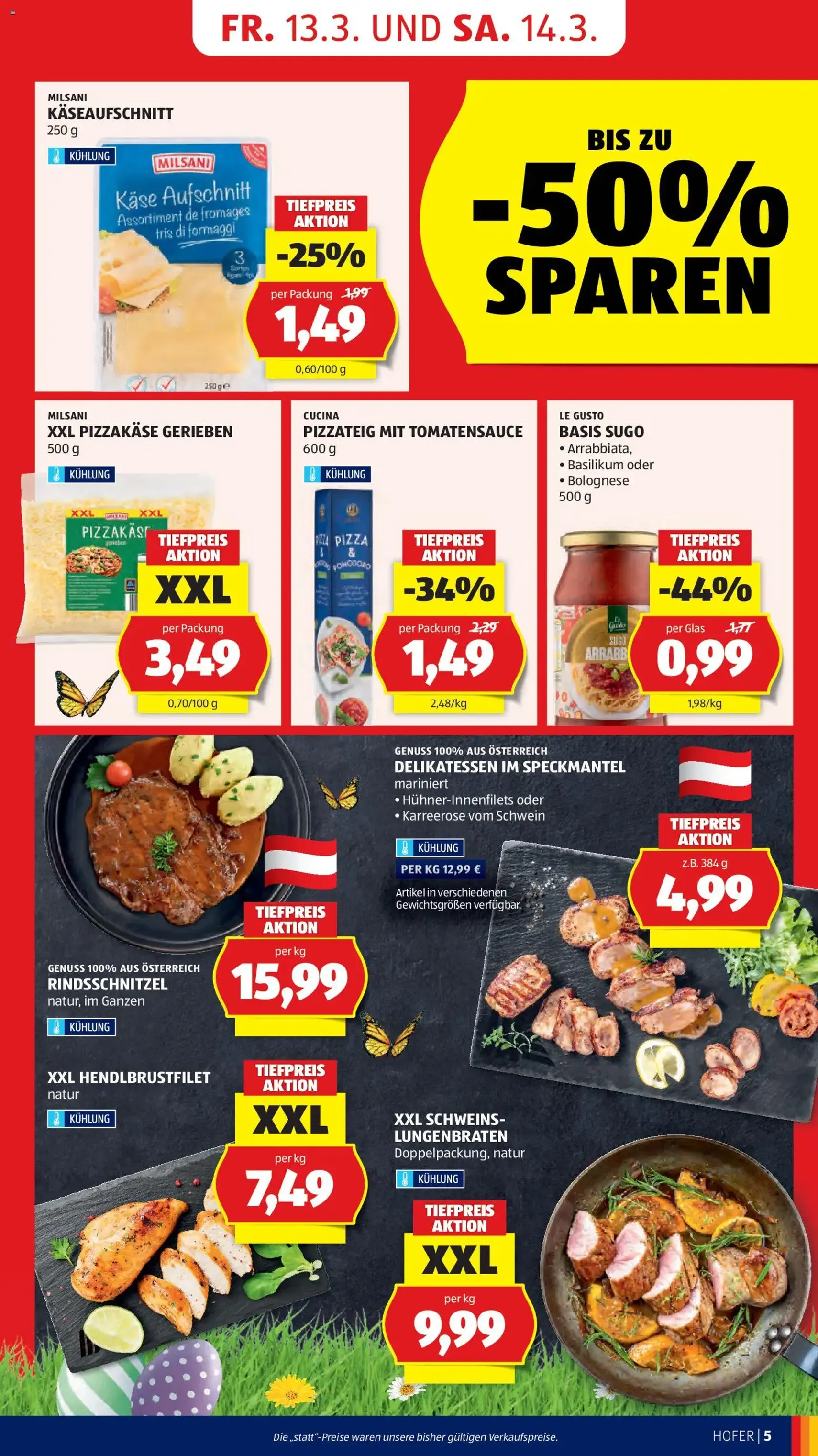 Hofer Flugblatt - Gültiger Prospekt ab 11.03.2026, Seite 7 von insgesamt 48