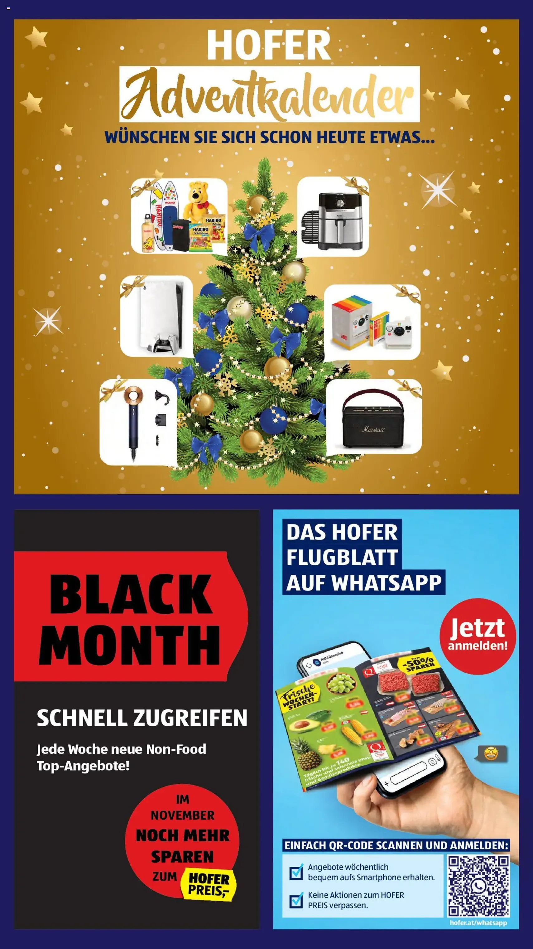 Hofer - Black Friday - Gültiger Prospekt ab 14.11.2025, Seite 3 von insgesamt 53