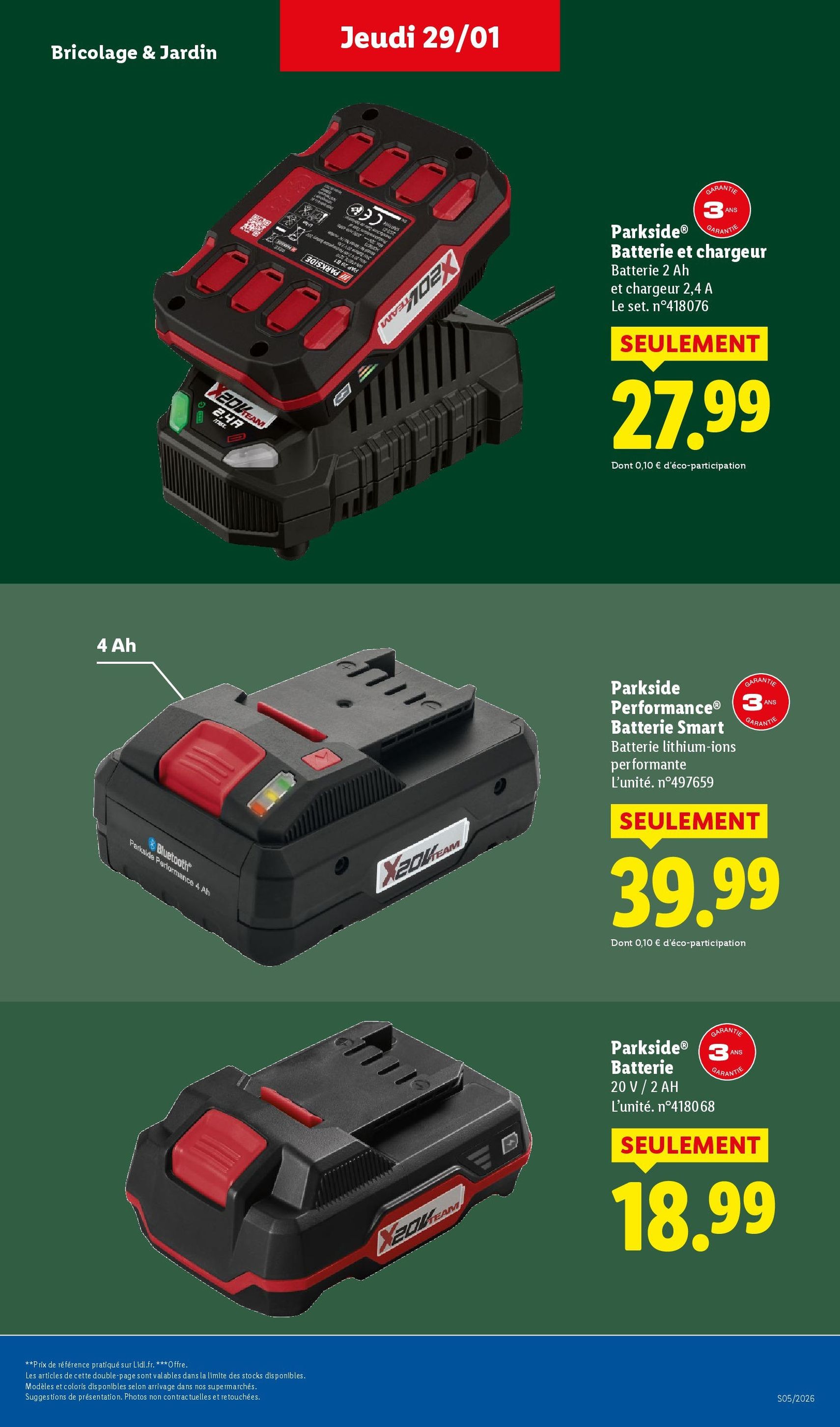 LIDL catalogue semaine 5 - brochure valable à partir du 29/01/2026, page 41 sur 75