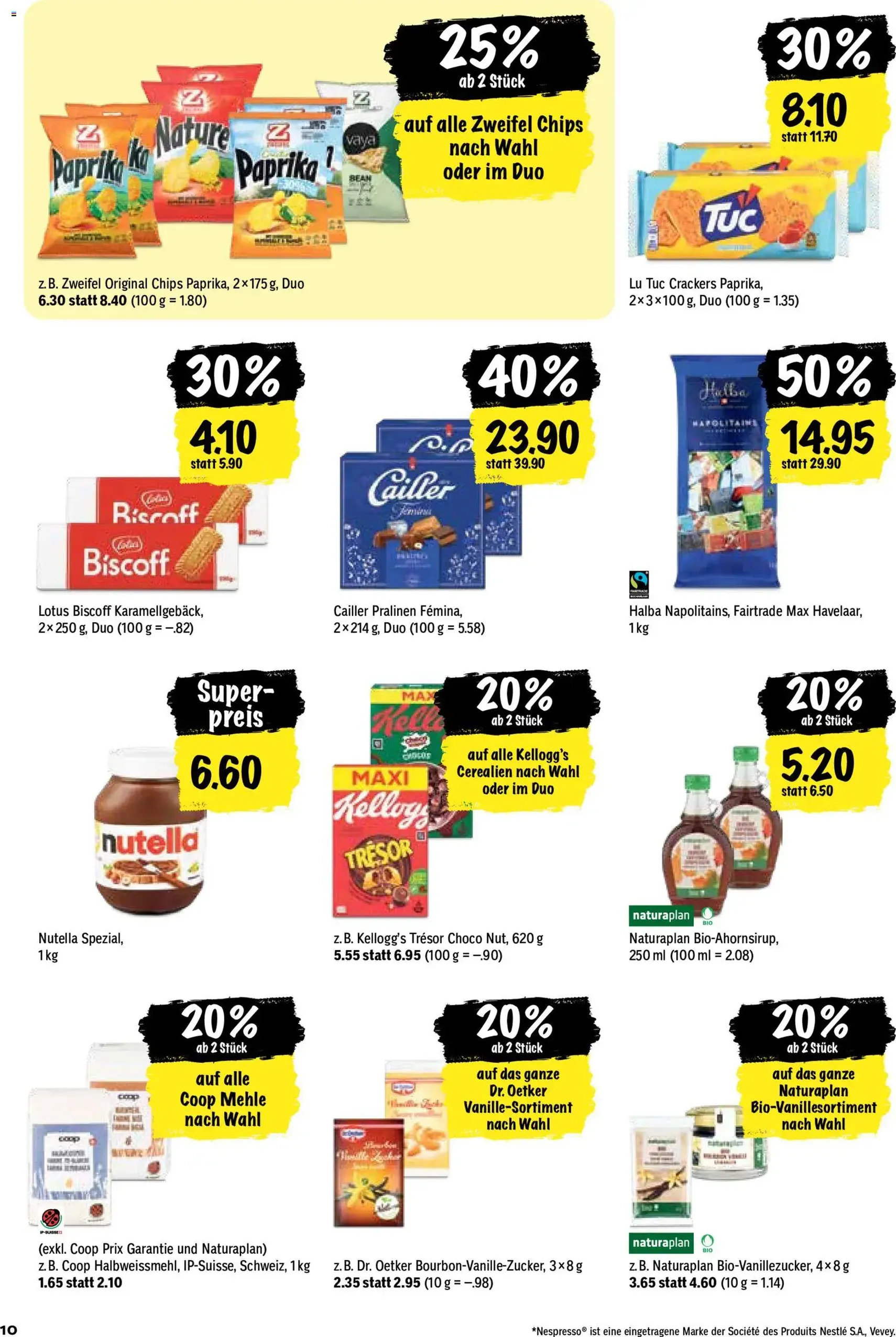Coop aktionen - Gültiger Prospekt ab 29.10.2026, Seite 10 von insgesamt 28