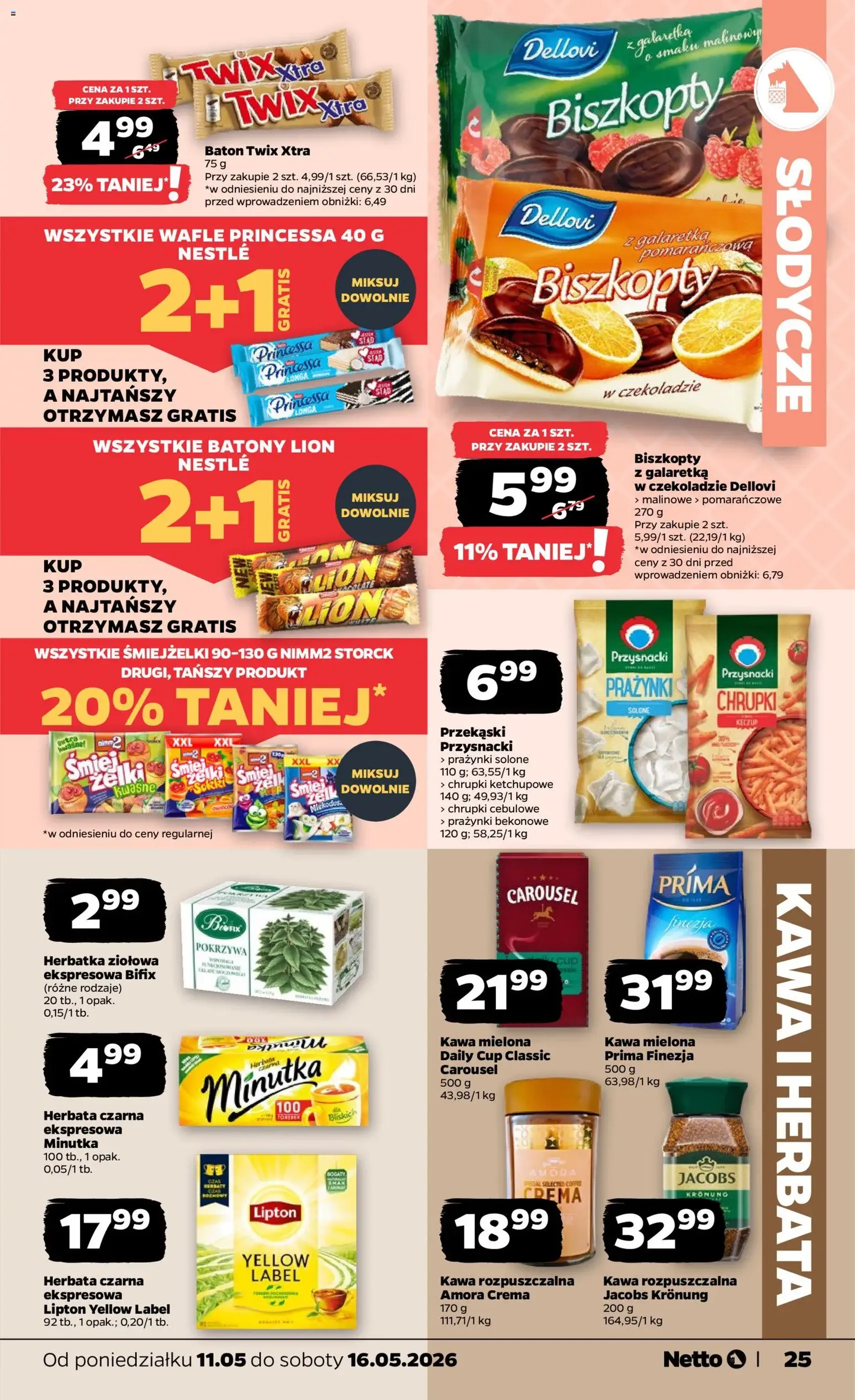 Netto gazetka od poniedziałku spożywcza - ważny gazetka od 11.05.2026 strona 25 z 36