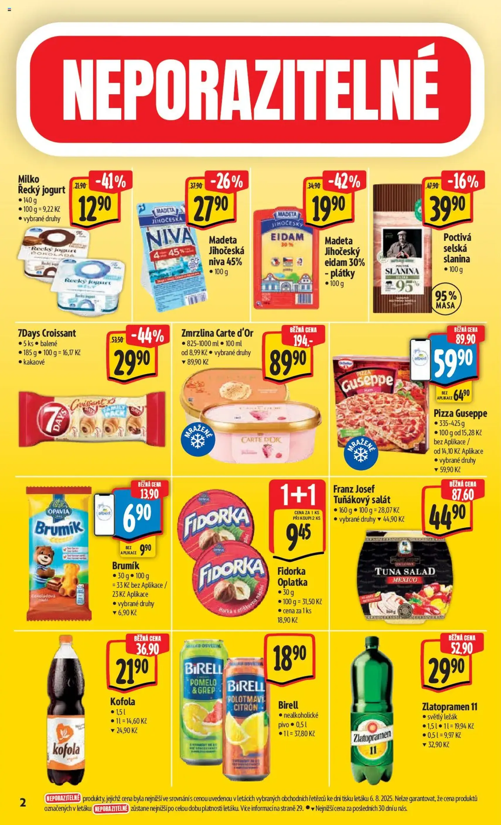 Albert leták - Hypermarket - platný leták od 13.08.2025 strana 6 z 55 Albert leták - Hypermarket - platný leták od 13.08.2025 strana 6 z 55