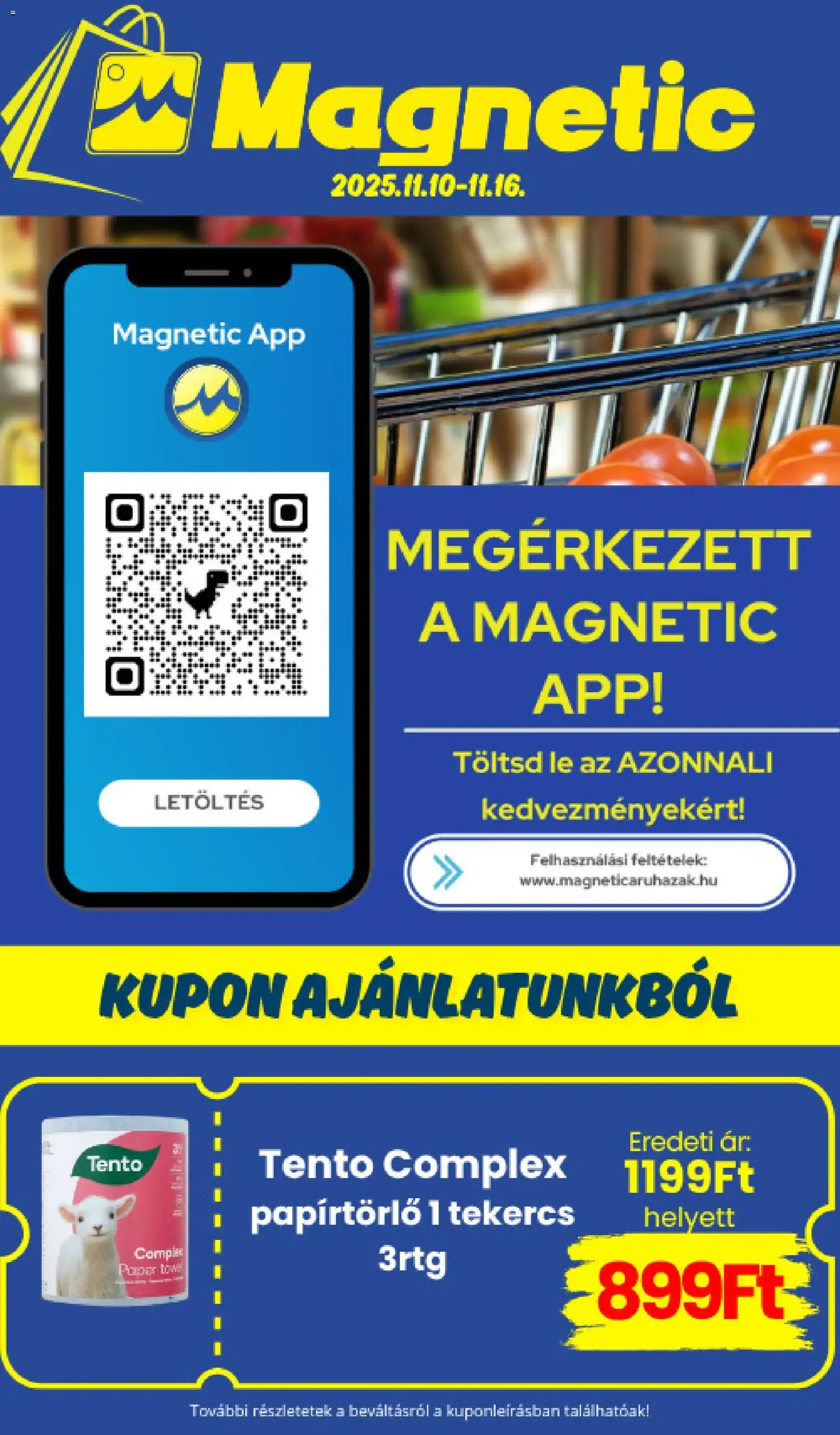 Magnetic Akciós újság - 2025.11.10. érvényes szórólap 1 oldal 7 oldalból