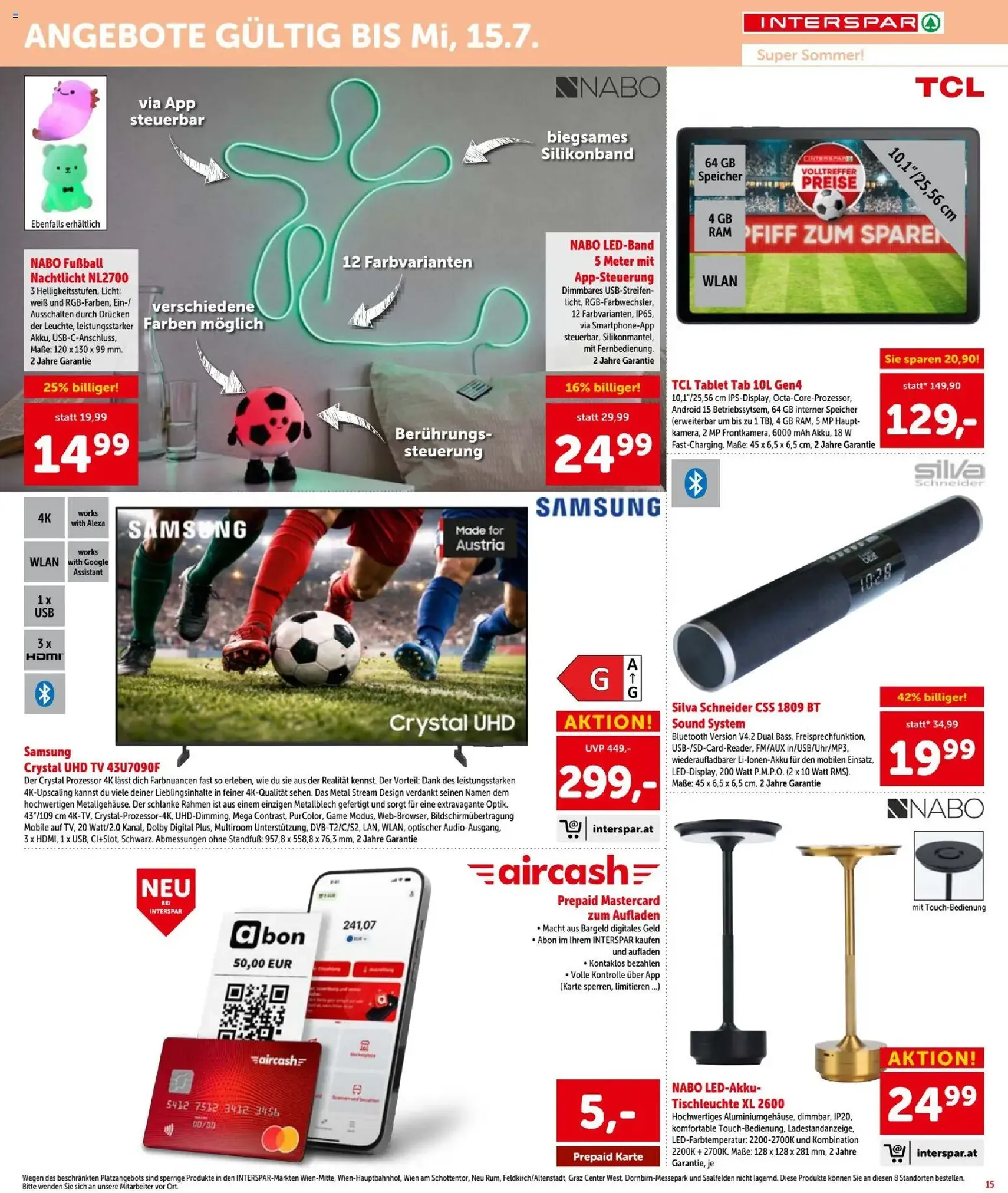 Interspar - Flugblatt - Gültiger Prospekt ab 25.06.2026, Seite 15 von insgesamt 16