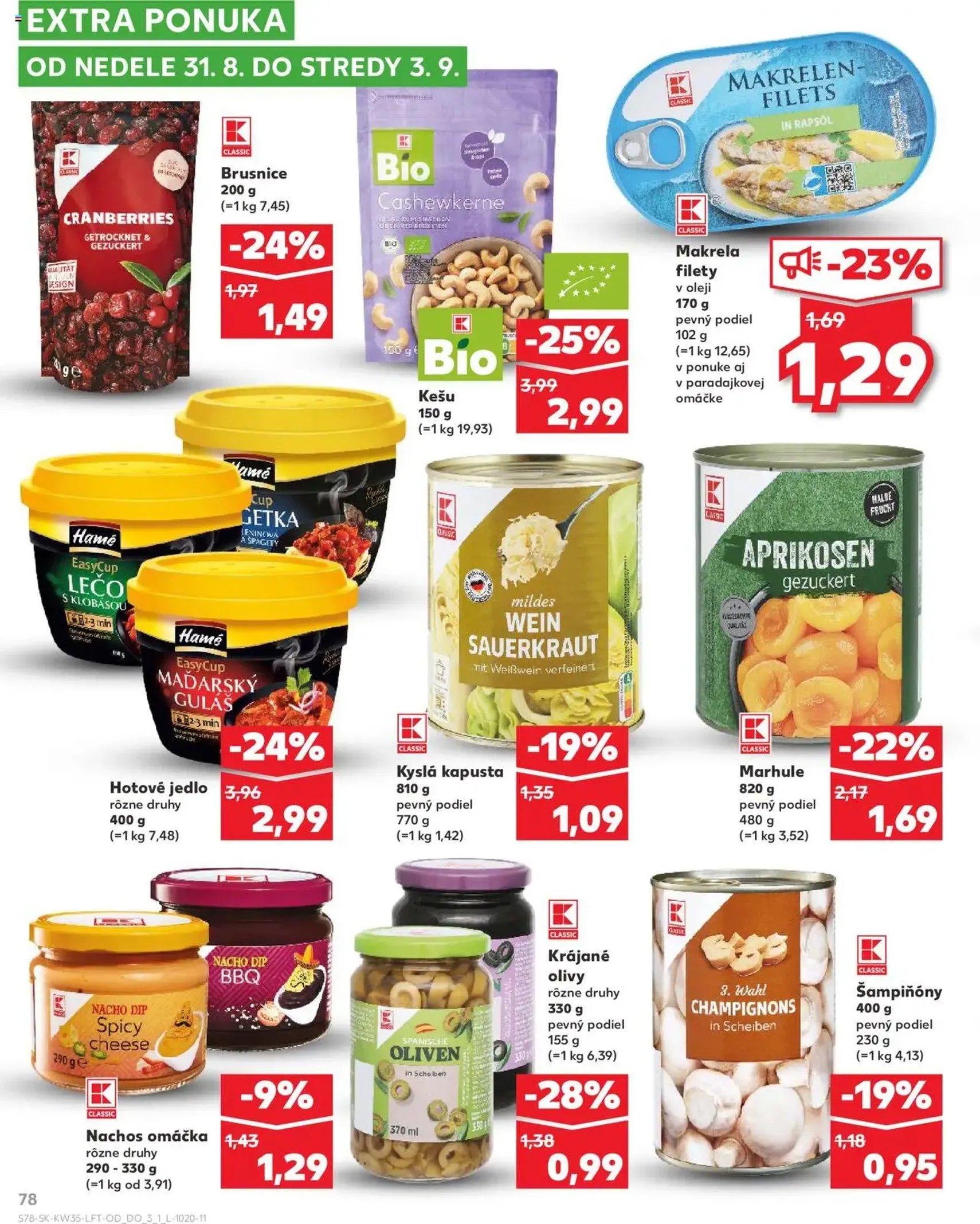 Kaufland SK Bratislava-Devínska Nová Ves - 2025.08.28. érvényes szórólap 78 oldal 80 oldalból