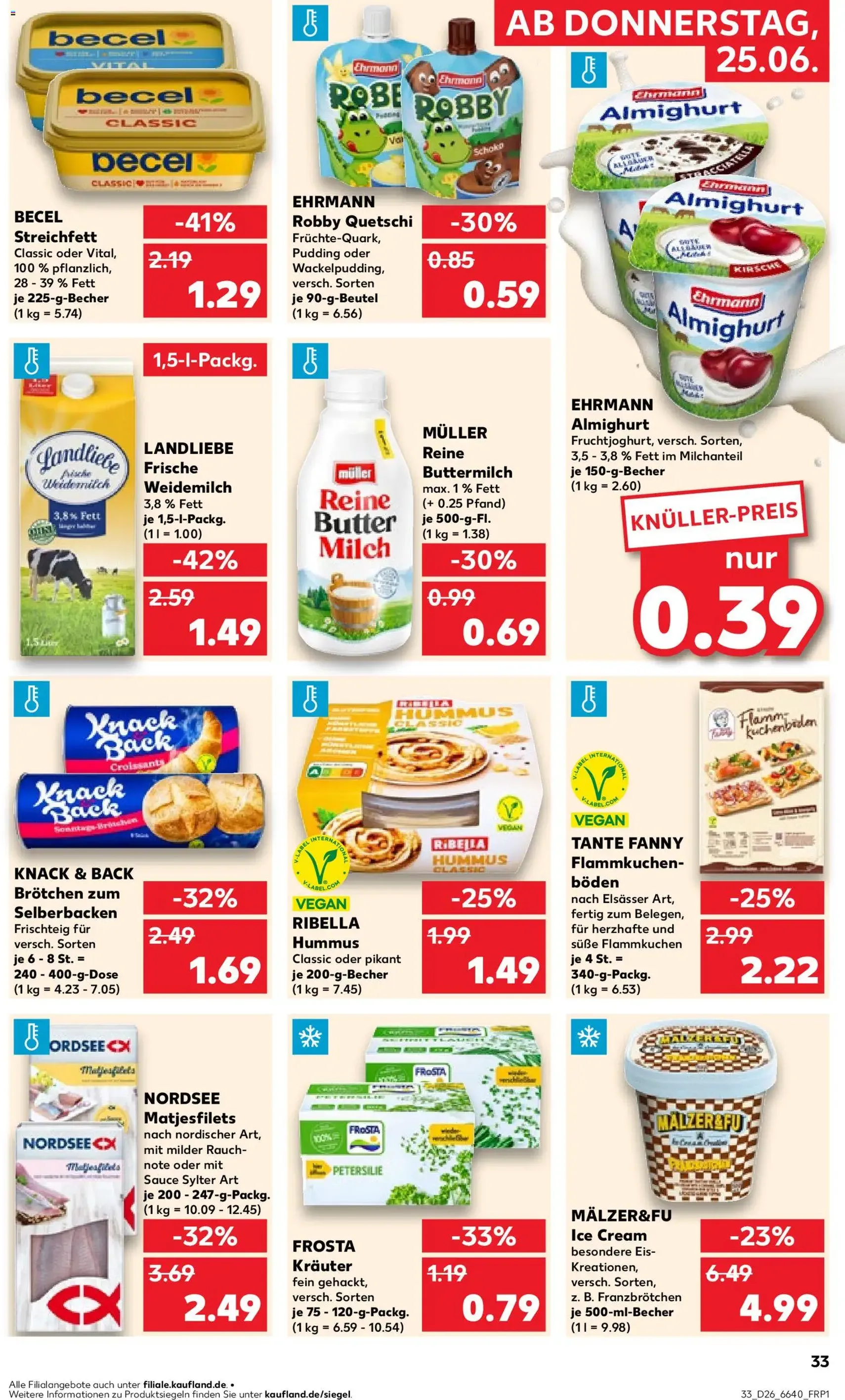 Kaufland Prospekt - Gültiger Prospekt ab 25.06.2026, Seite 33 von insgesamt 58