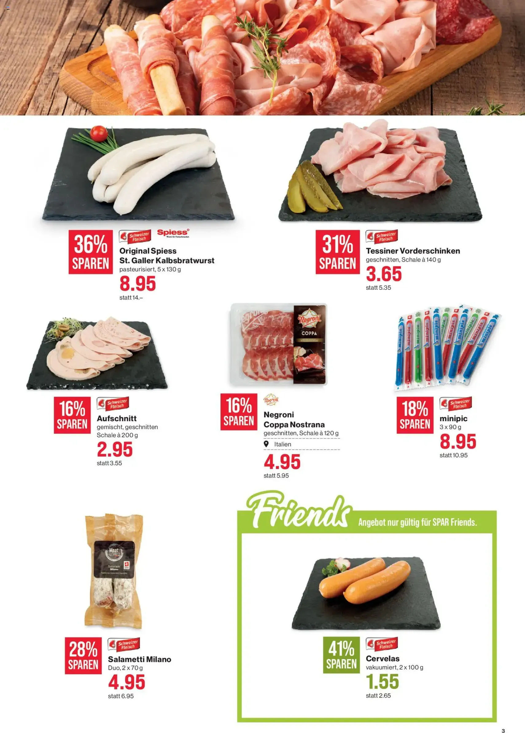 SPAR aktionen - Gültiger Prospekt ab 28.05.2026, Seite 3 von insgesamt 18