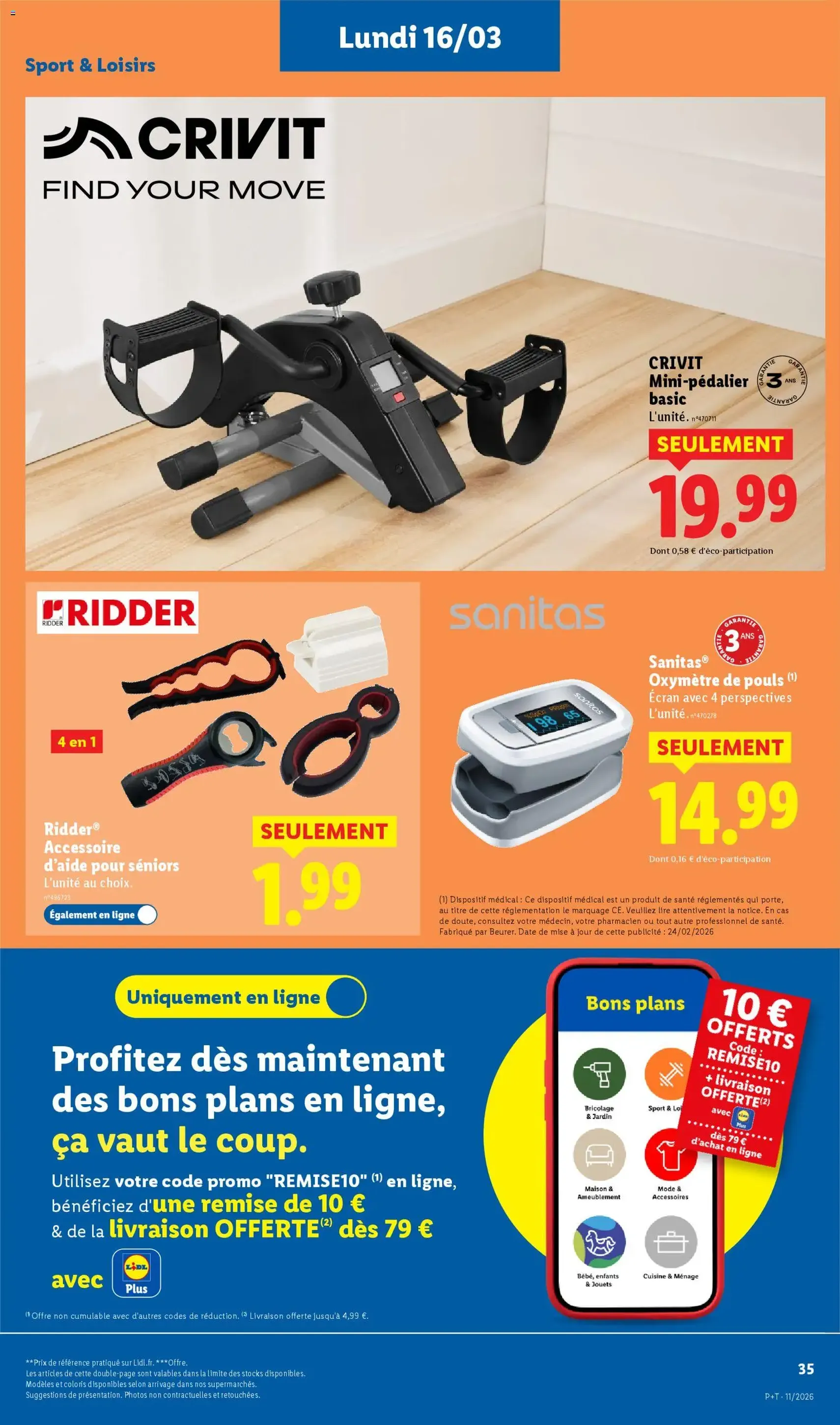 LIDL catalogue semaine 11 - brochure valable à partir du 12/03/2026, page 62 sur 71