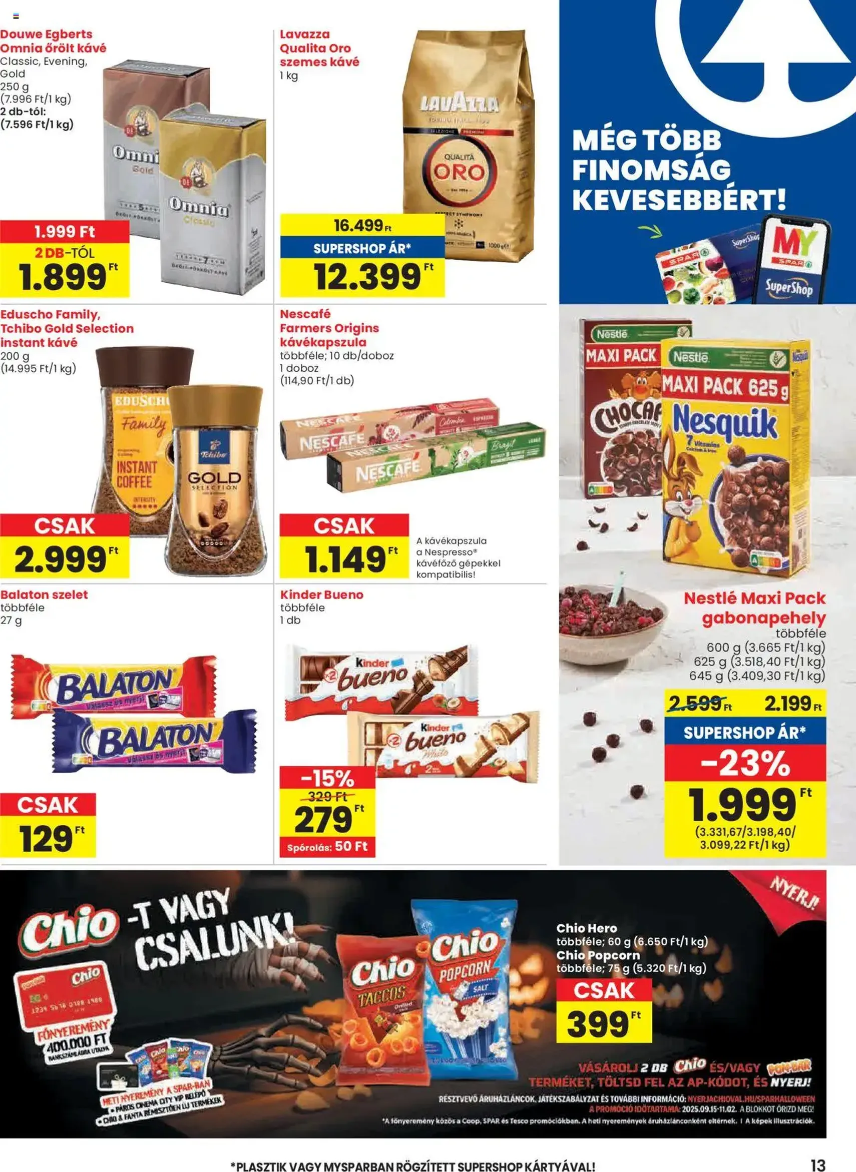 Spar Akciós újság - 2025.09.18. érvényes szórólap 13 oldal 20 oldalból