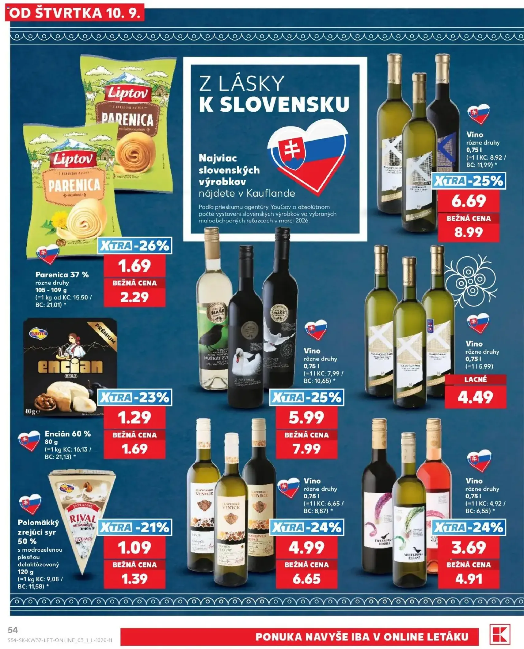 Kaufland leták - platný leták od 10.09.2026 strana 54 z 84