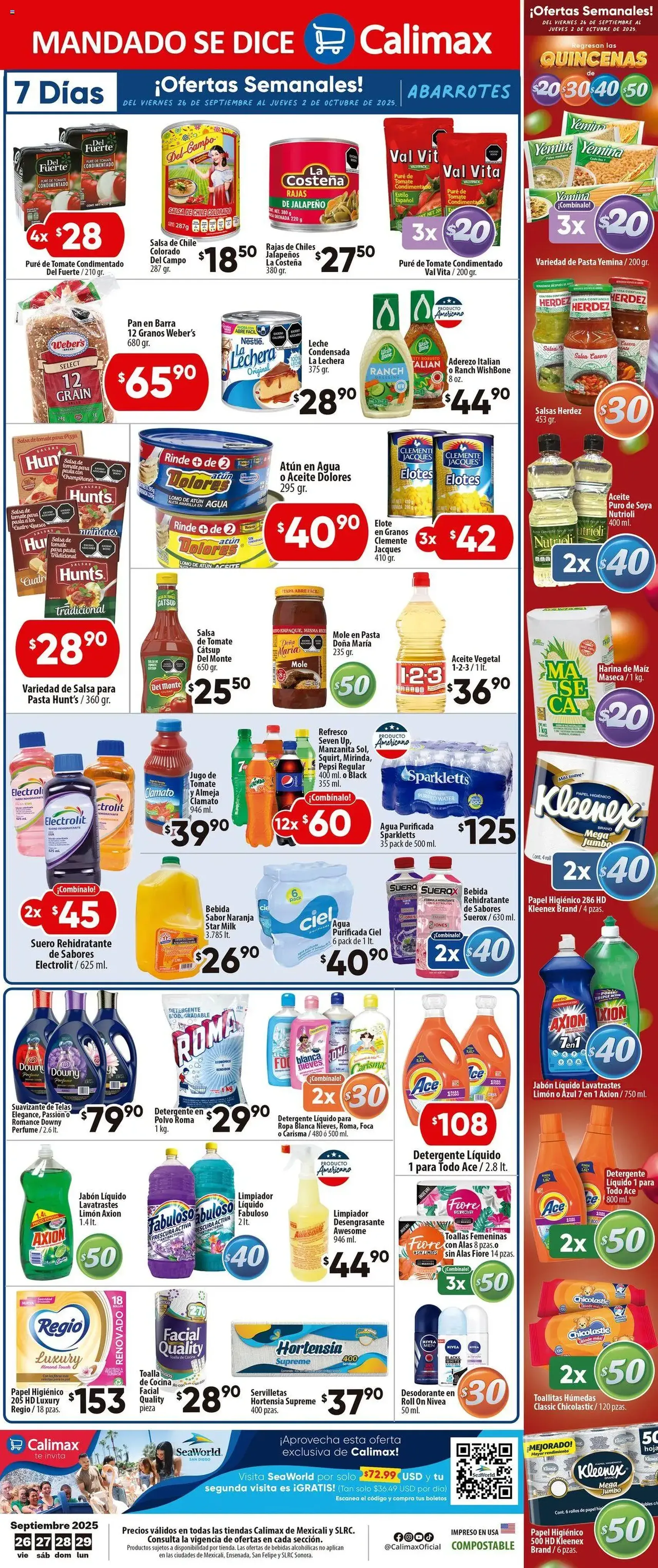 Calimax - Folleto Mexicali - folleto válido desde 26/09/2025 página 4 de 4