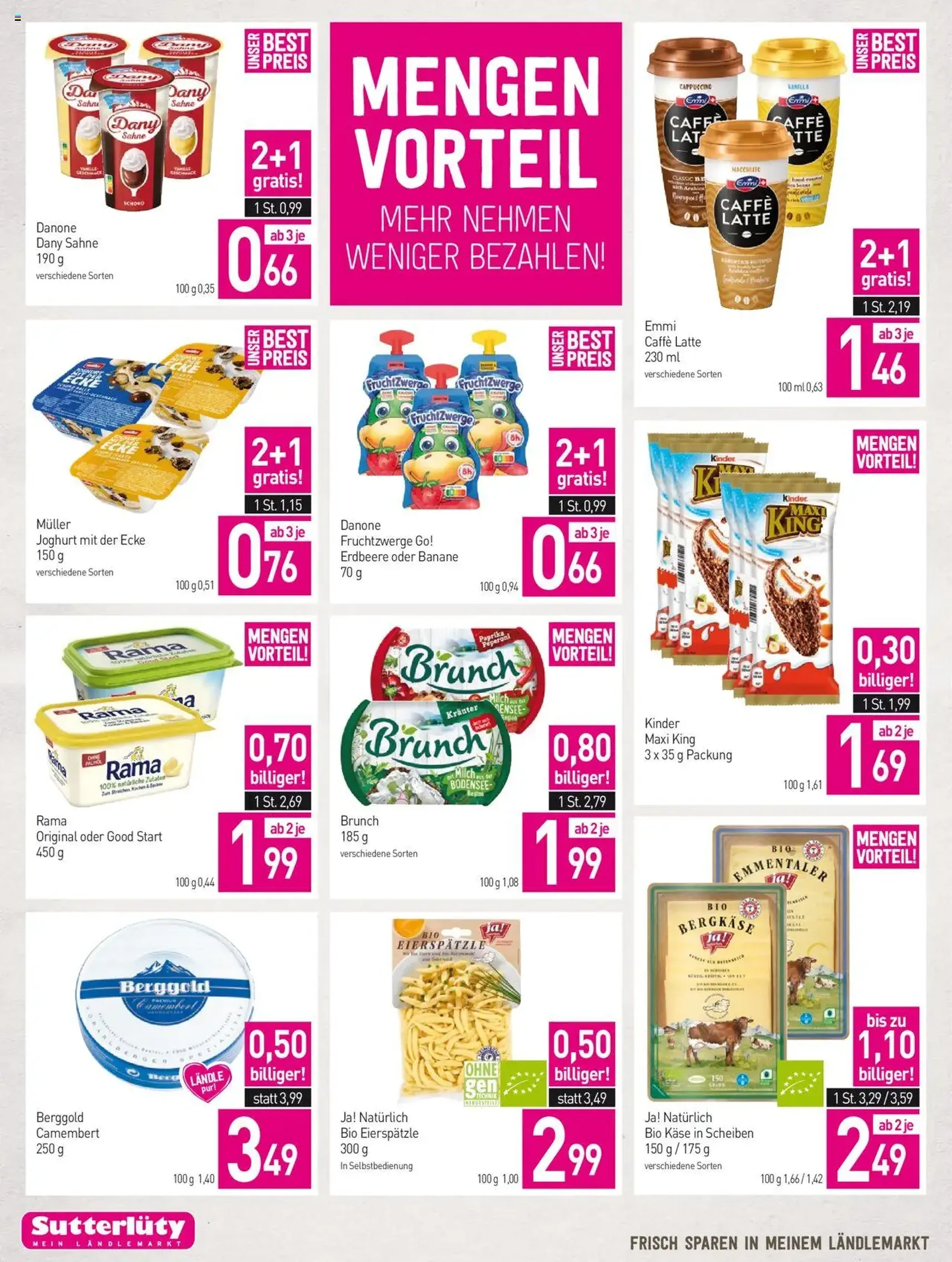 Sutterlüty Flugblatt - Gültiger Prospekt ab 25.09.2025, Seite 6 von insgesamt 24