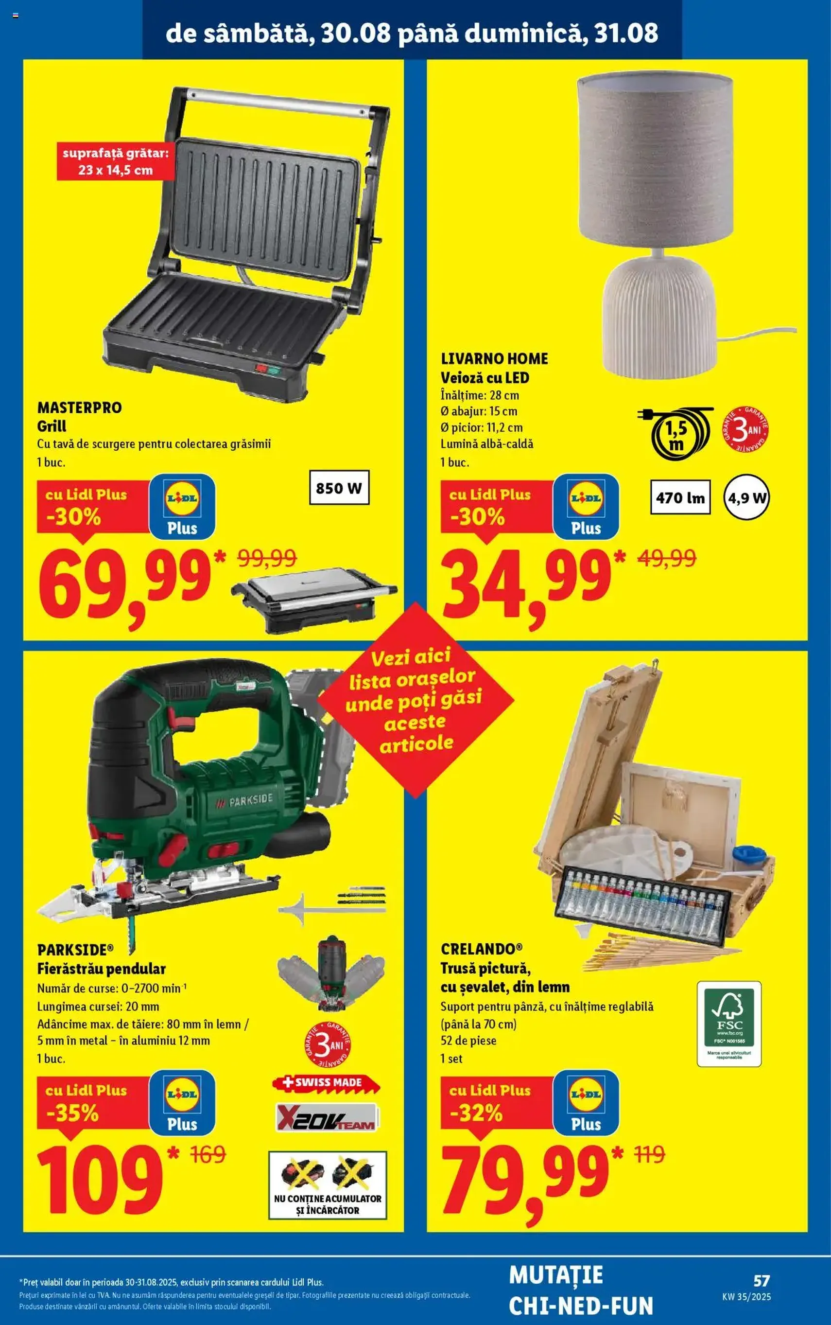 Catalog Lidl - cataloage valabile începând cu 25.08.2025 pagina 71 din 74 Catalog Lidl - cataloage valabile începând cu 25.08.2025 pagina 71 din 74