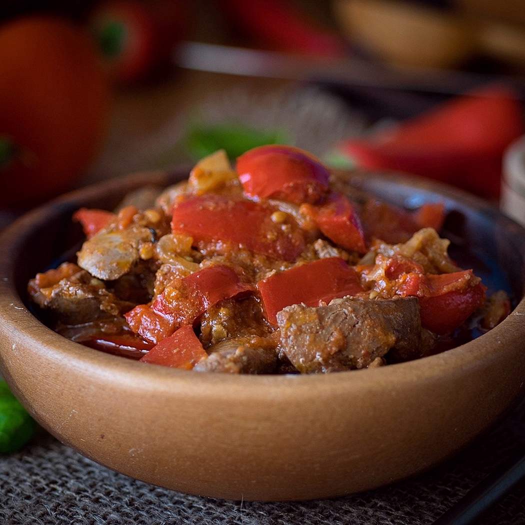 Fegato di pollo al forno