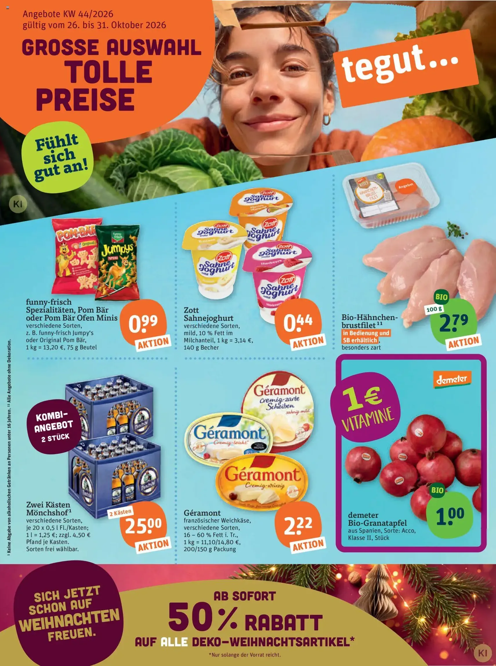 Tegut Prospekt - Gültiger Prospekt ab 26.10.2026, Seite 3 von insgesamt 32