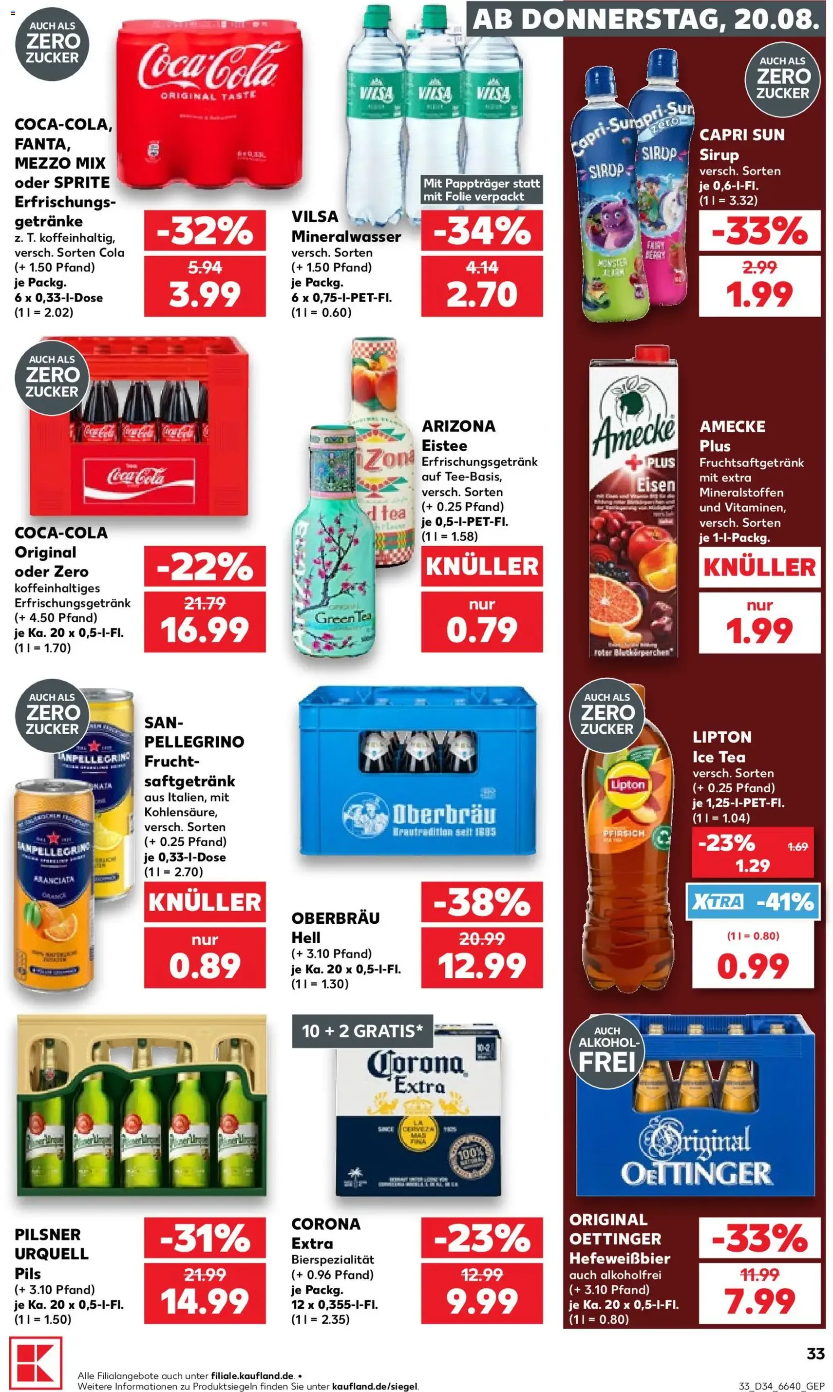 Kaufland Prospekt - Gültiger Prospekt ab 20.08.2026, Seite 33 von insgesamt 52