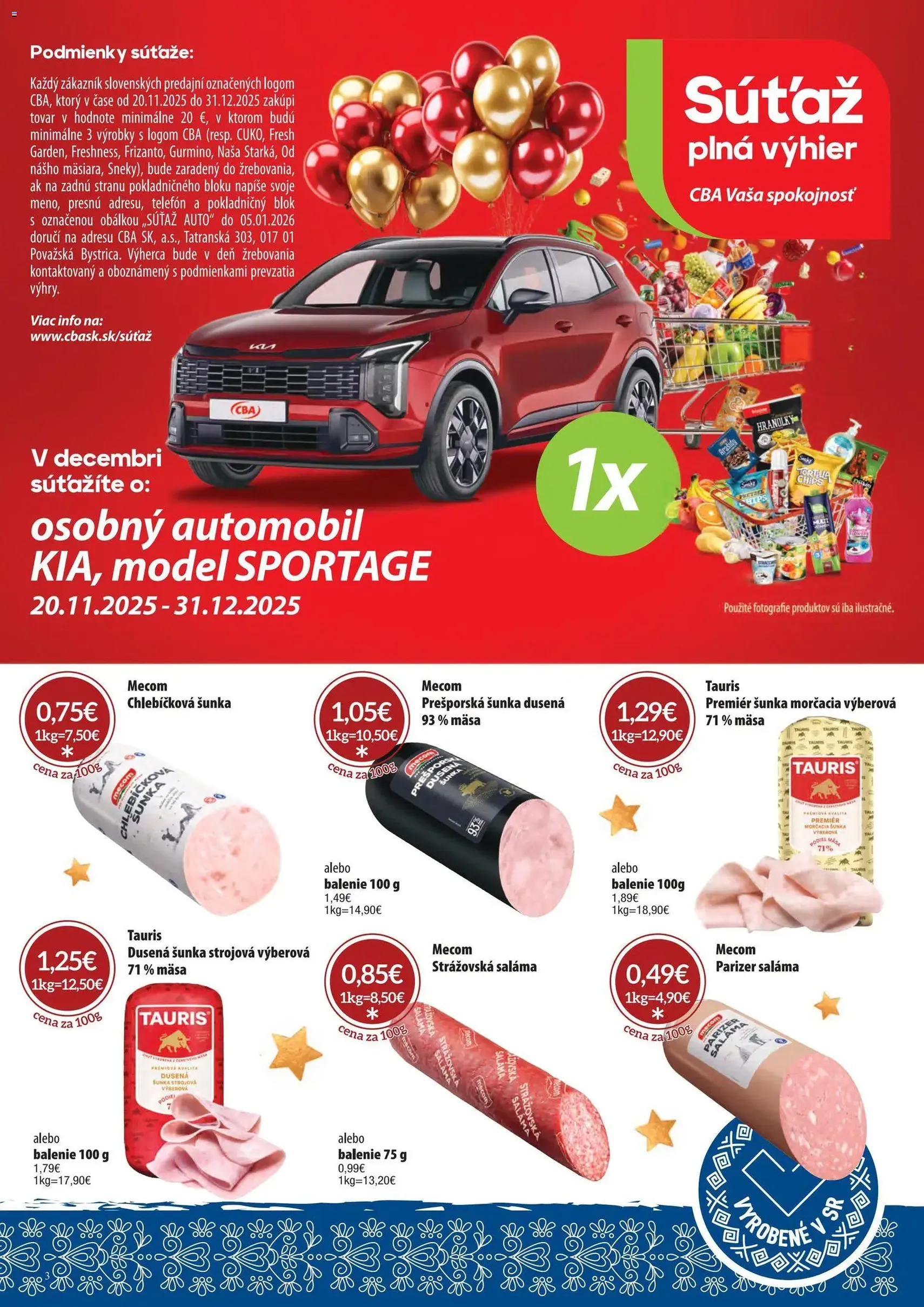 CBA Komfos leták - platný leták od 15.12.2025 strana 3 z 18