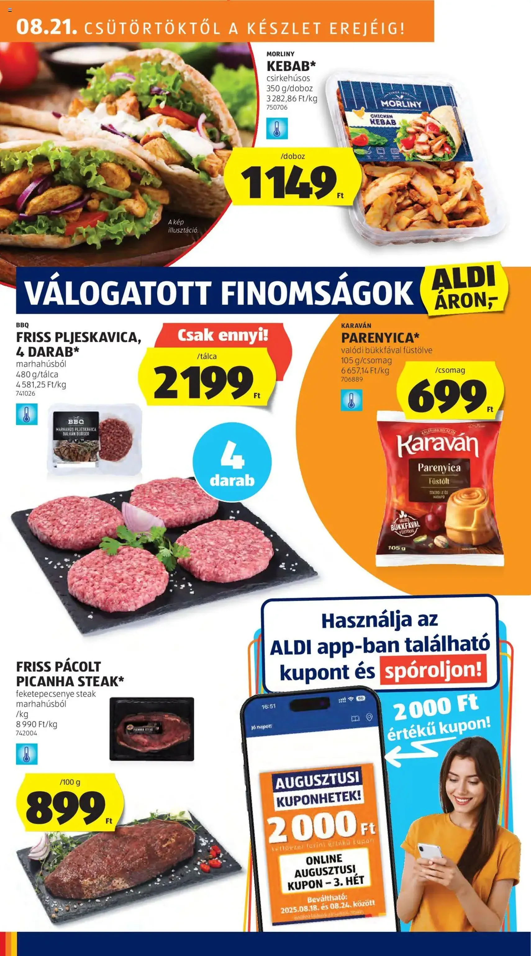 Aldi Akciós újság - 2025.08.21. érvényes szórólap 16 oldal 46 oldalból