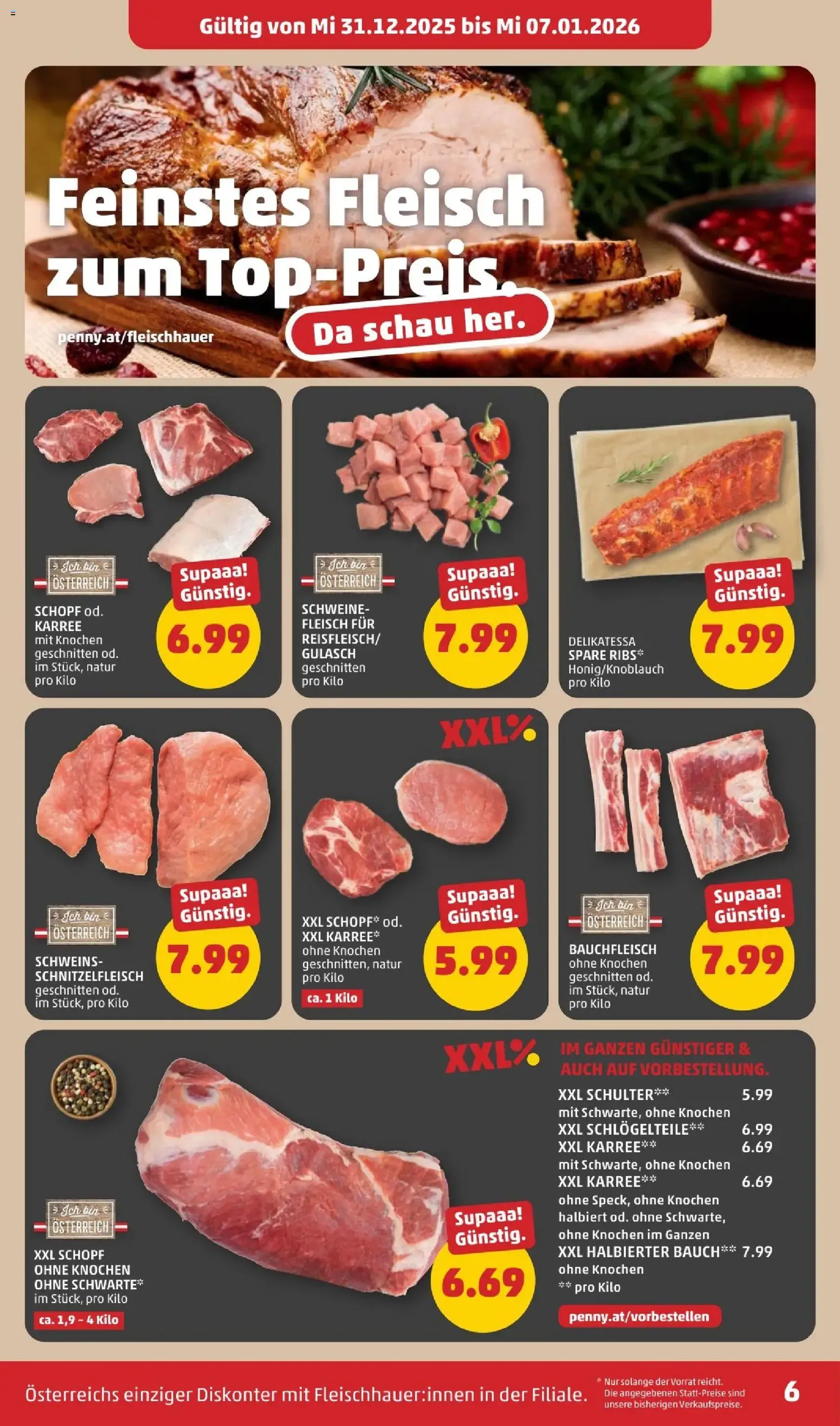 Penny Markt Flugblatt - Gültiger Prospekt ab 31.12.2025, Seite 6 von insgesamt 32