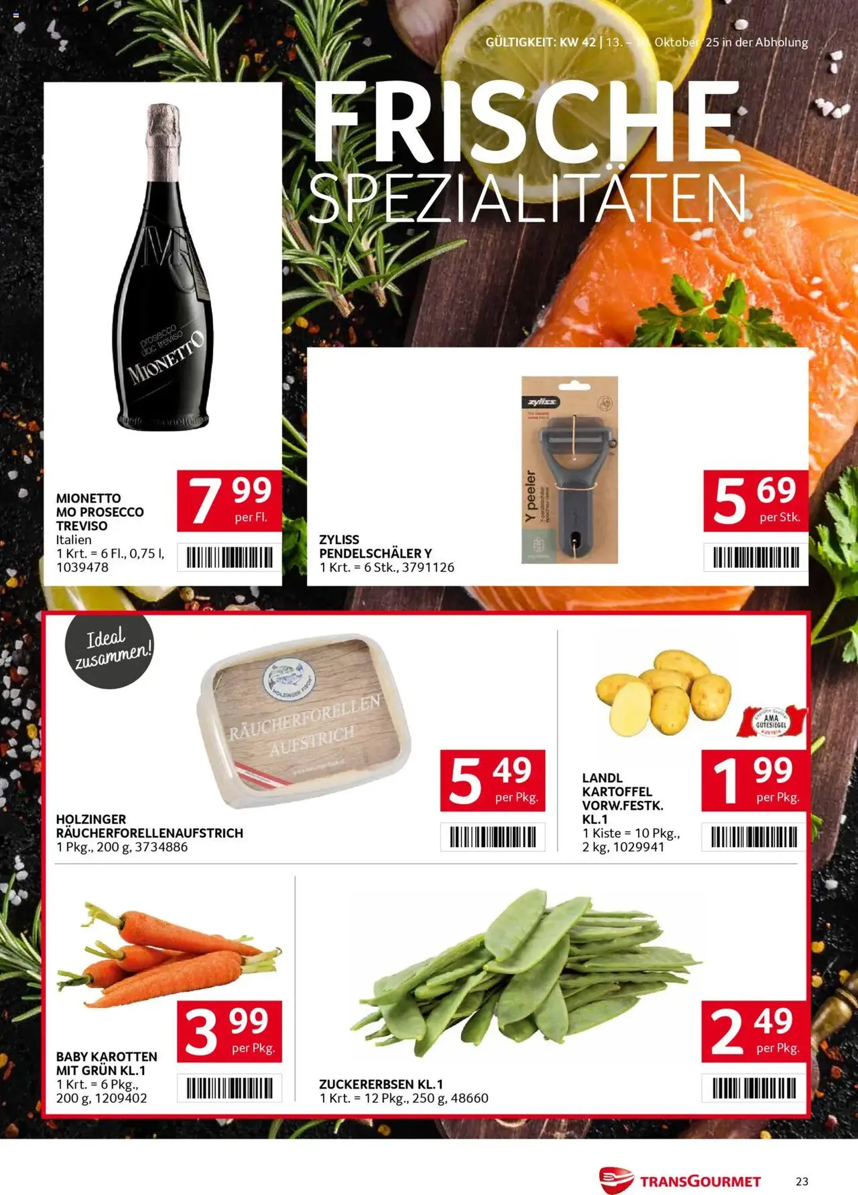 Transgourmet Flugblatt - Gültiger Prospekt ab 13.10.2025, Seite 23 von insgesamt 28