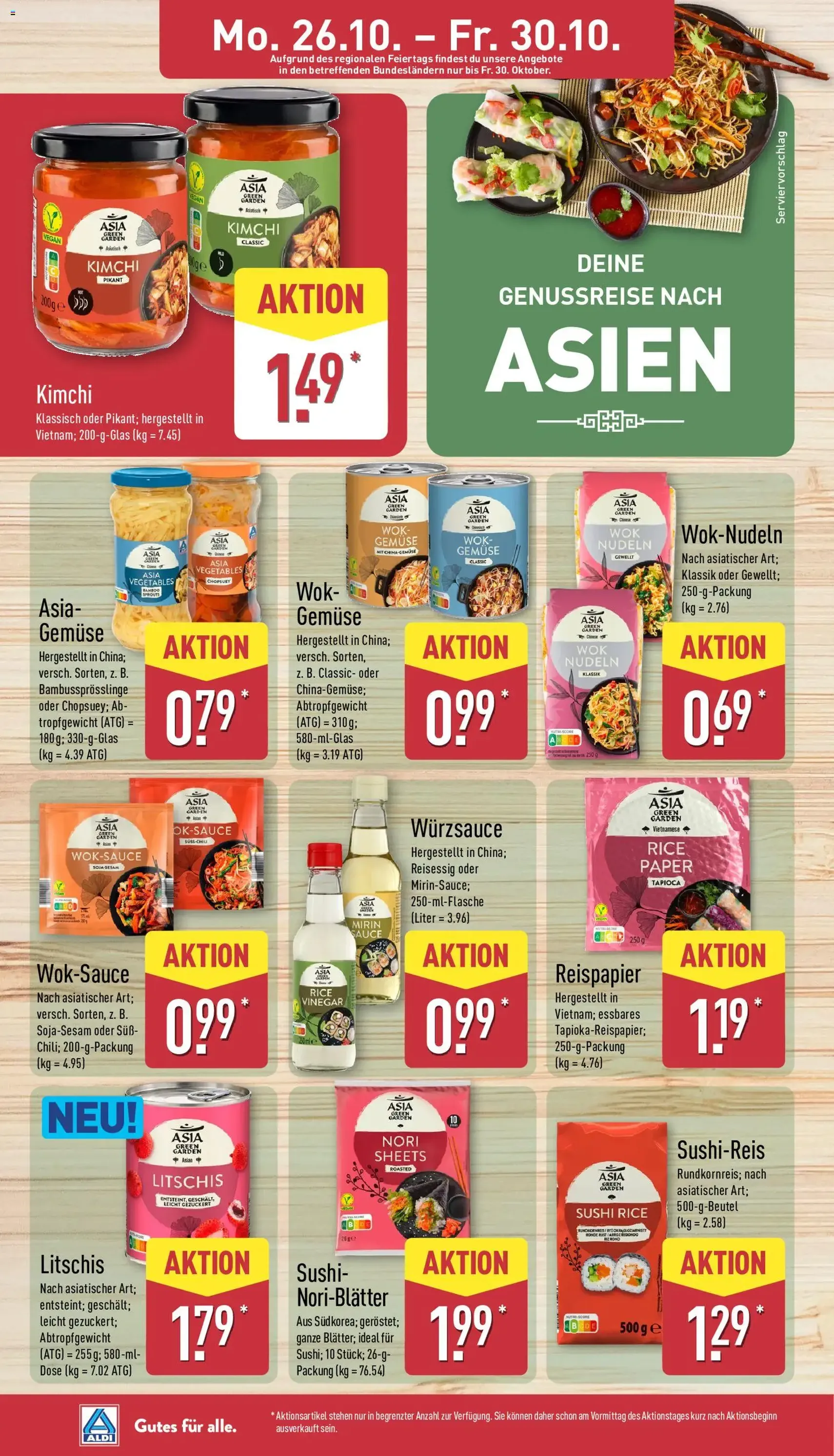 Aldi Prospekt - Gültiger Prospekt ab 26.10.2026, Seite 10 von insgesamt 46
