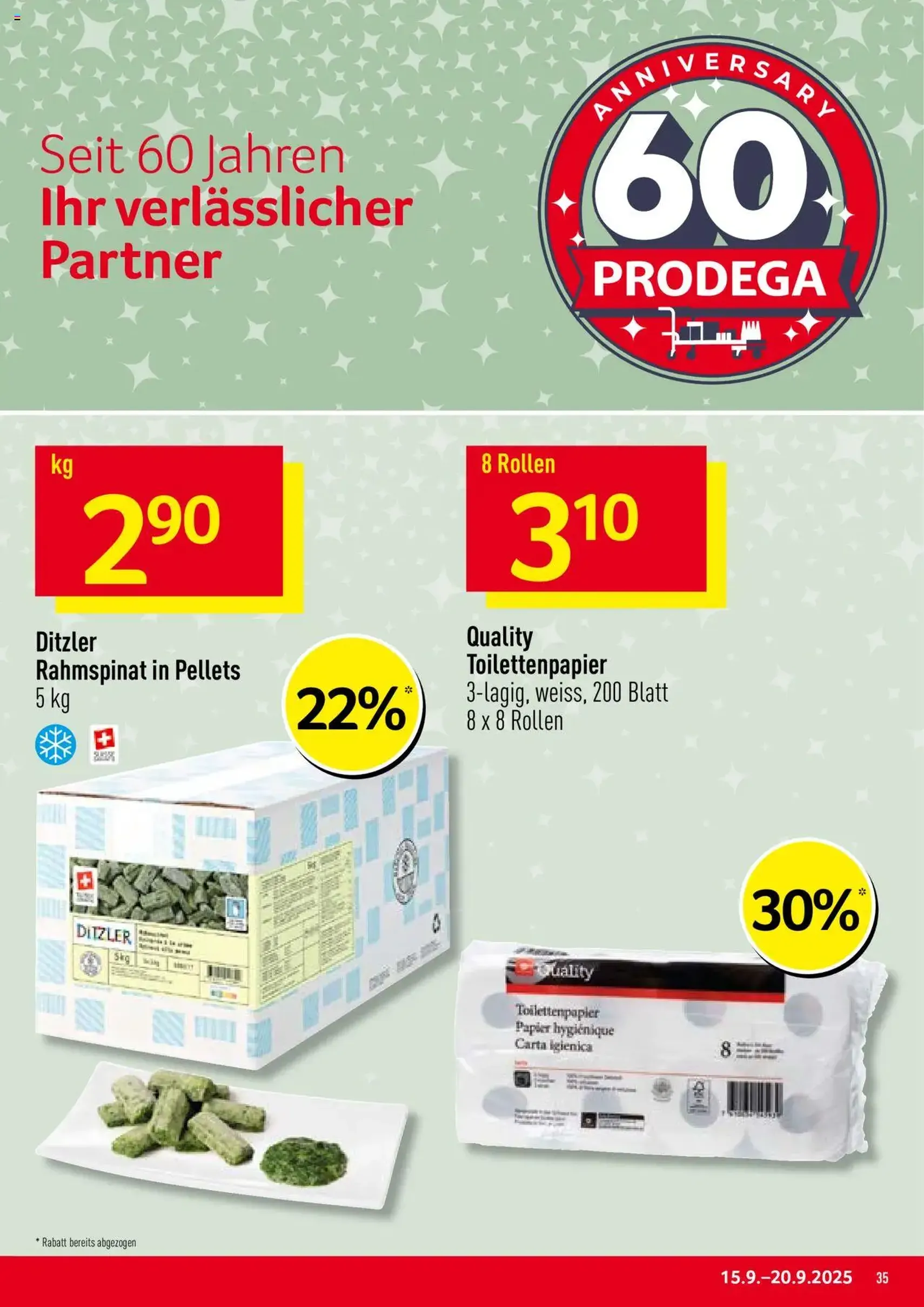 Prodega Aktionen - Gültiger Prospekt ab 15.09.2025, Seite 35 von insgesamt 36