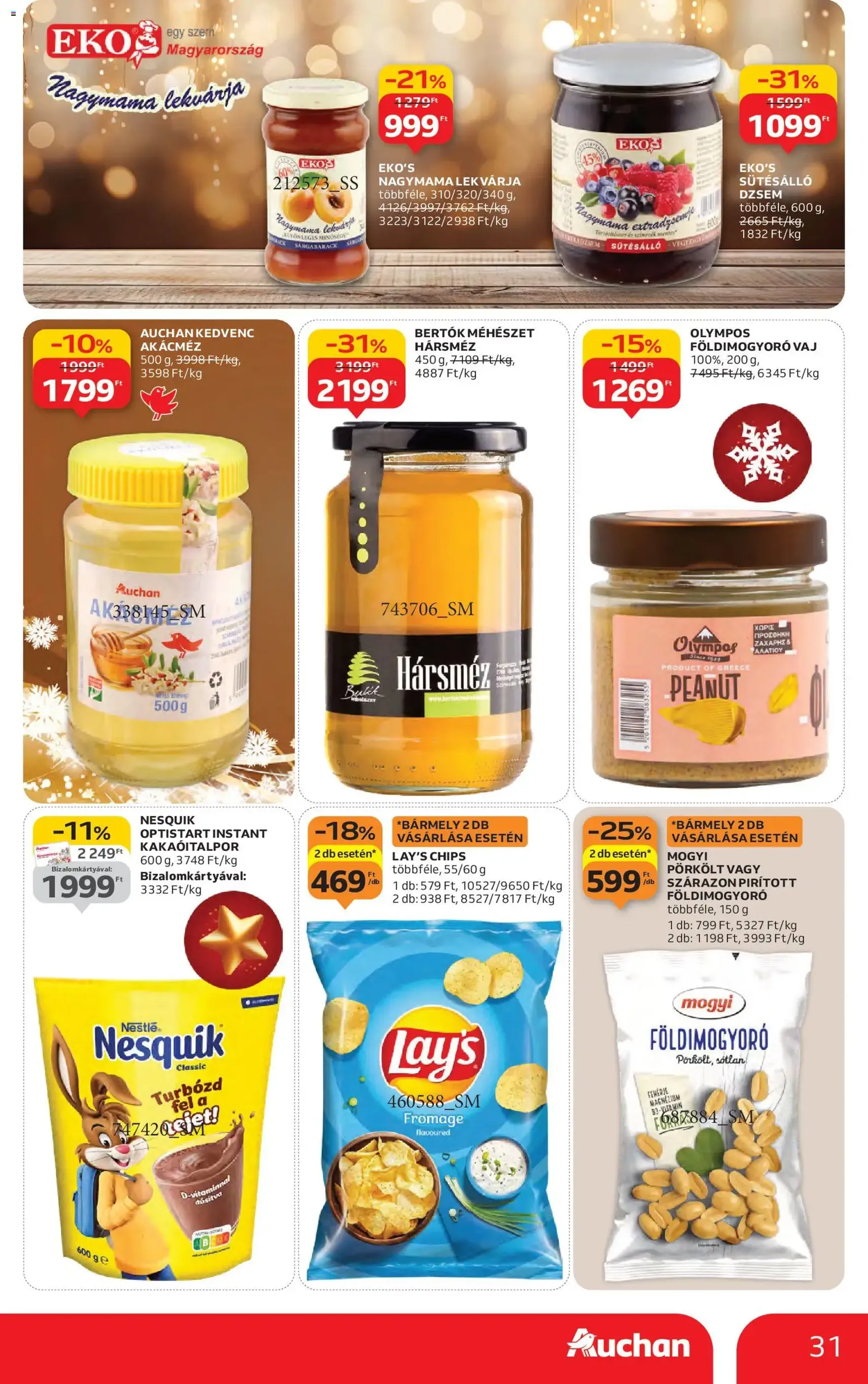 Auchan Akciós újság - 2025.12.11. érvényes szórólap 31 oldal 76 oldalból